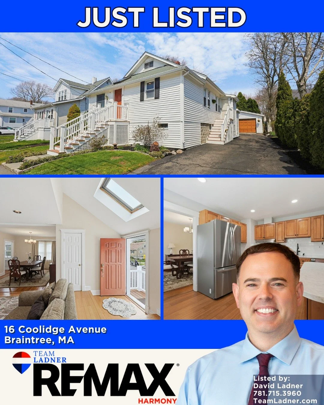 🏡You will feel right at home in this 3 bed/1 bath home with beautiful updates! 

🎈Open House
Saturday, 5/2 | 10:30 AM-12:00 PM 
Sunday, 5/3 | 10:30 AM-12:00 PM 

☎781.587.0528
👉TeamLadner.com

#RemaxHarmony #Remax #TeamLadner #braintreema
