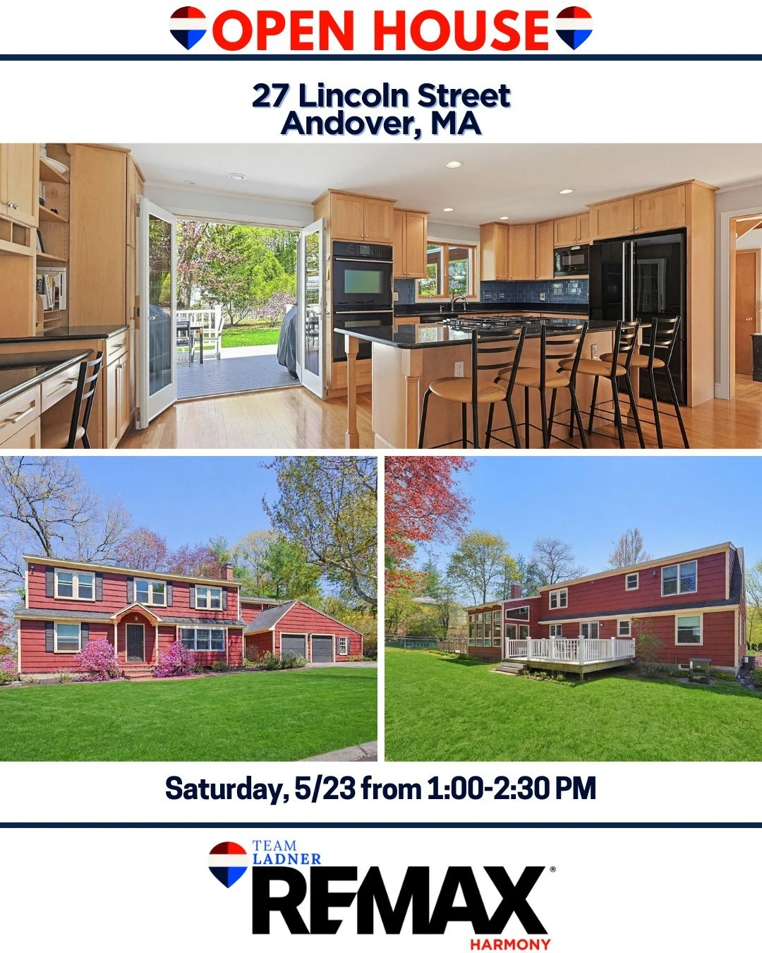 This 4 bed/4 bath home is a quick walk to Andover High School &amp; West Middle and situated on a gorgeous corner lot. Nothing to do but move in! 🏡

☎781.587.0528
👉TeamLadner.com

#RemaxHarmony #Remax #TeamLadner #andovermassachusetts