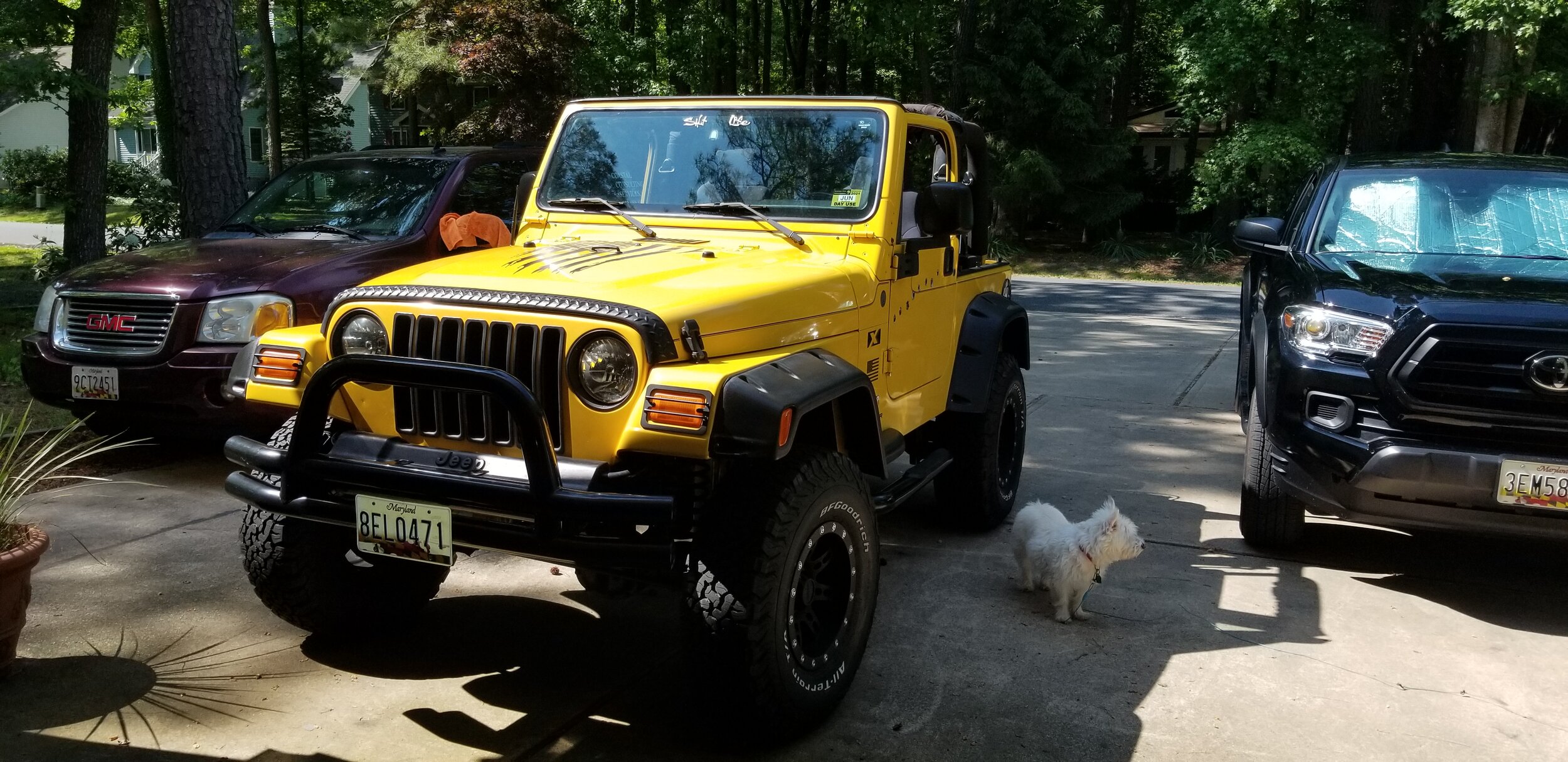 Our Sweet Beach Jeep 04 TJ