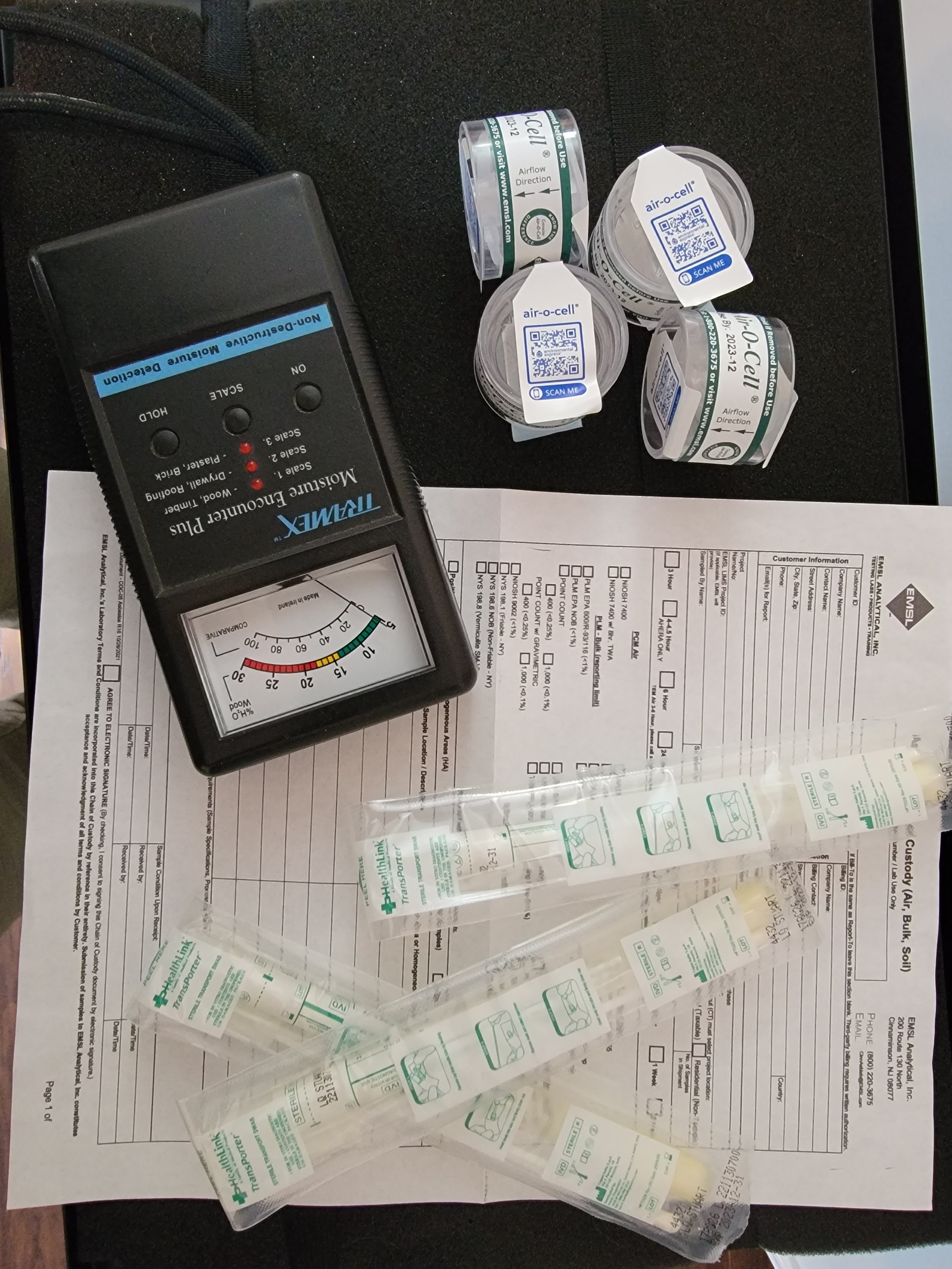 Sampling Lab Chain of Custody Forms