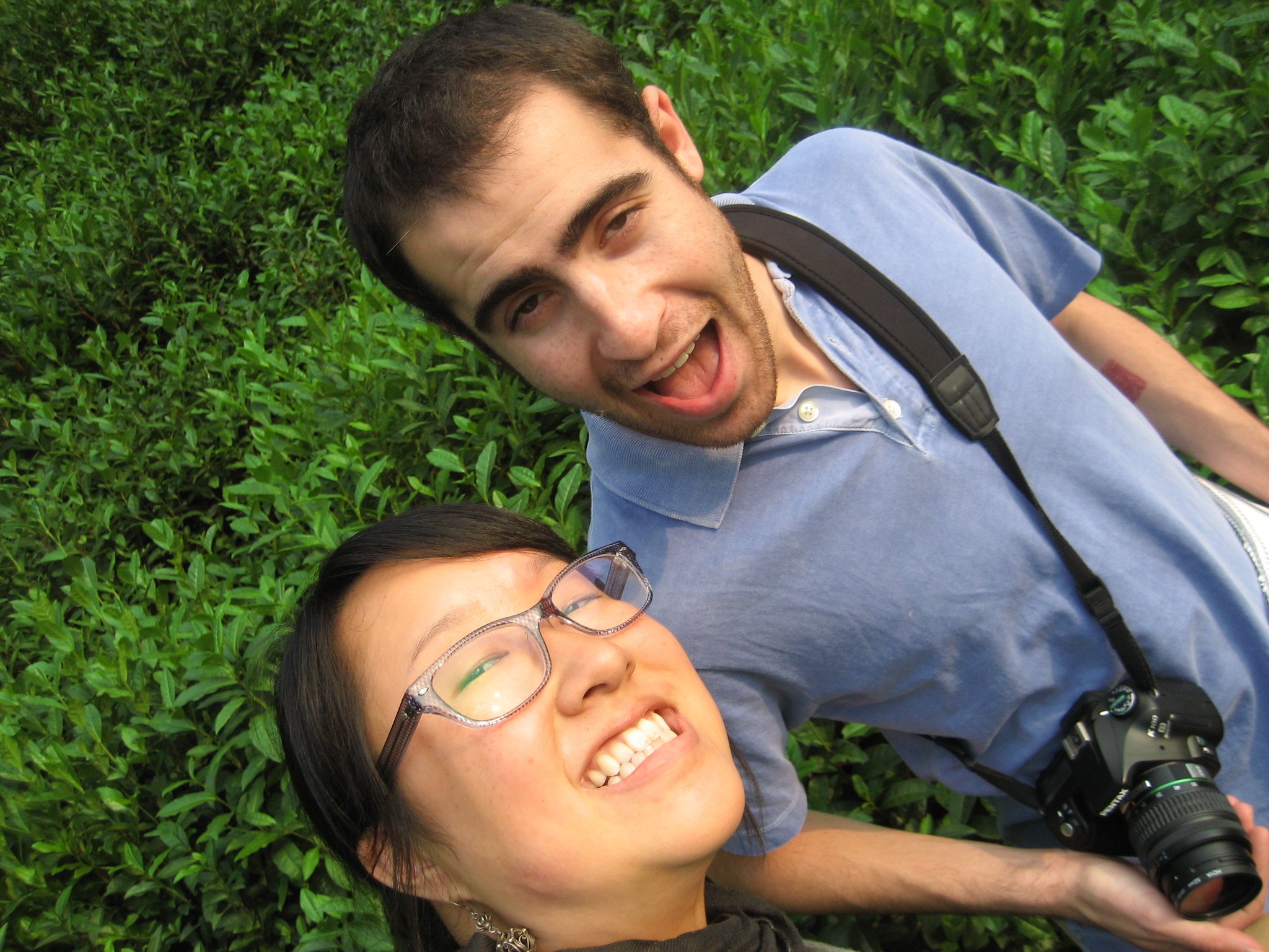 Andrew and Me in the tea fields