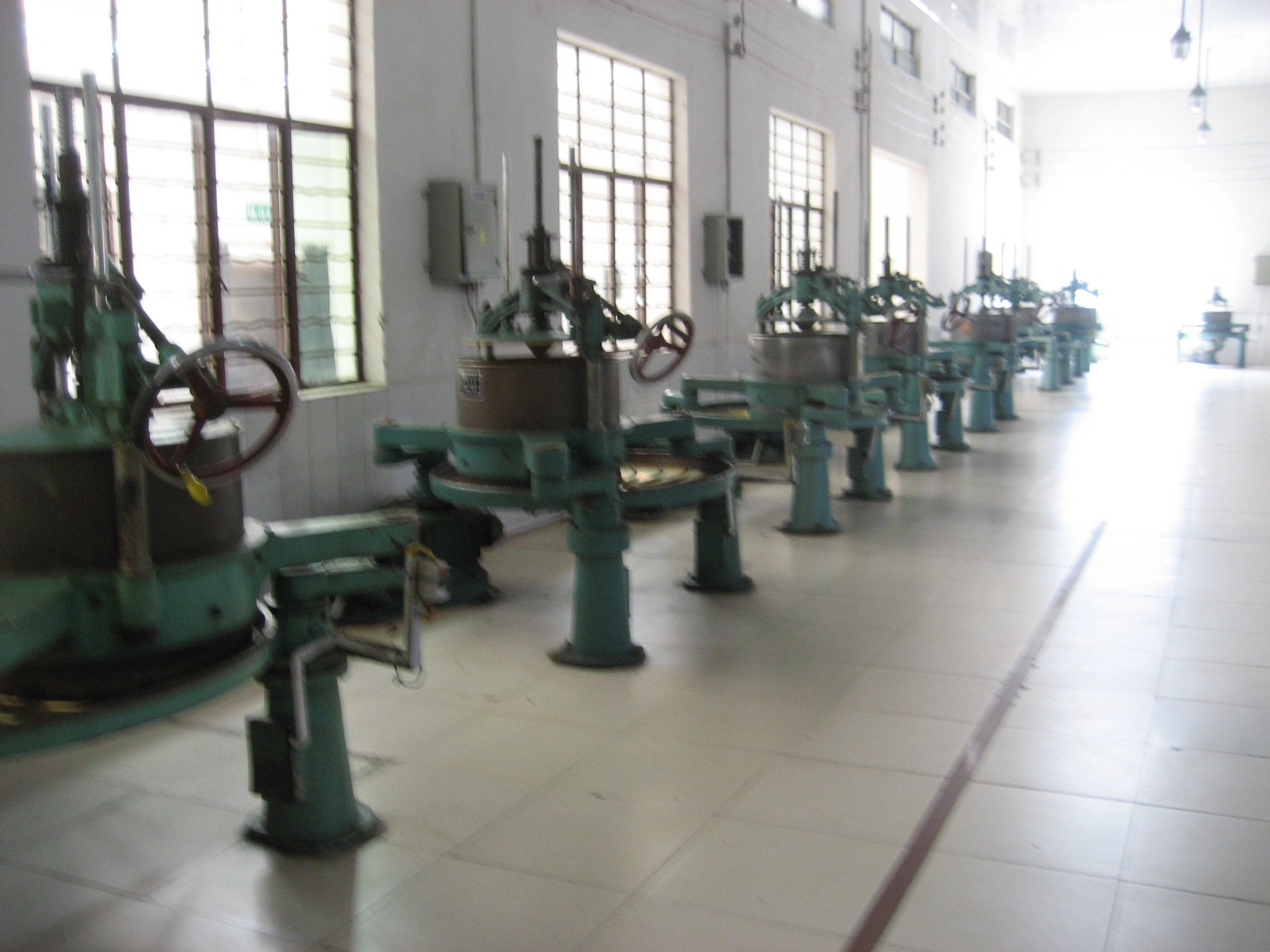 Rolling Machines Standing at Attention