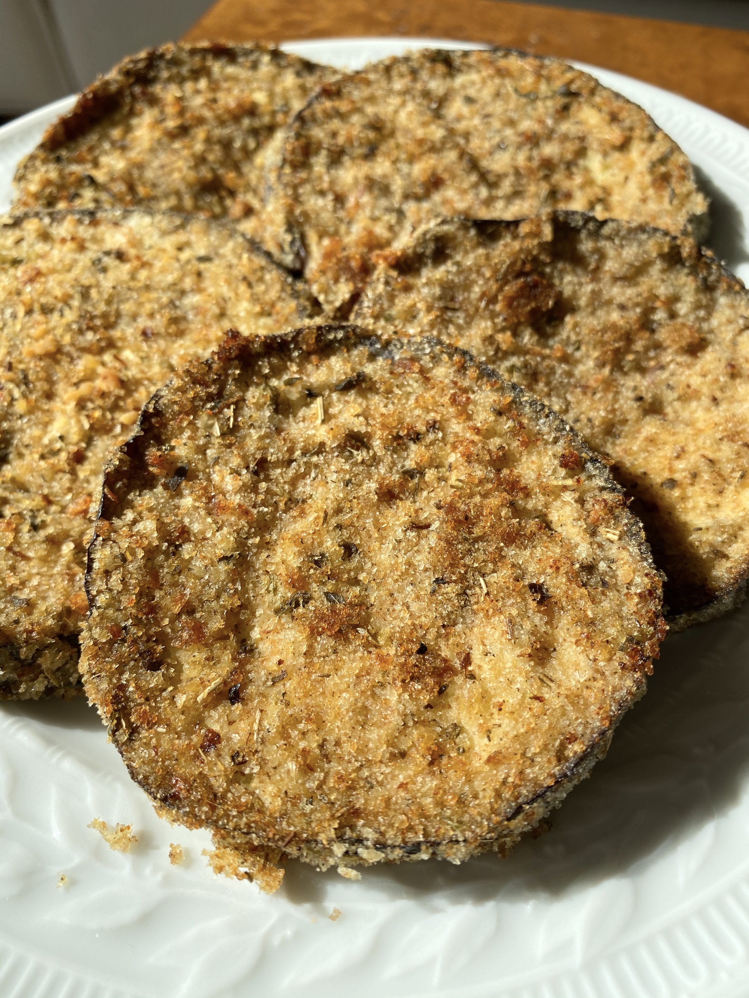 Baked Eggplant Rounds