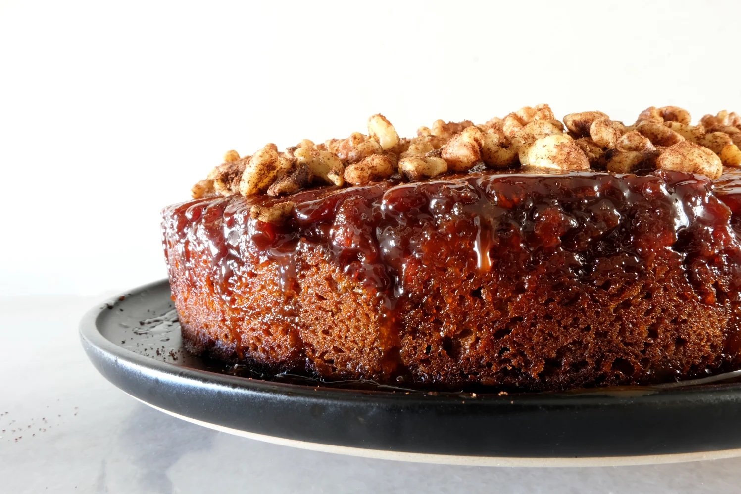 Brown Sugar Apple Upside Down Cake