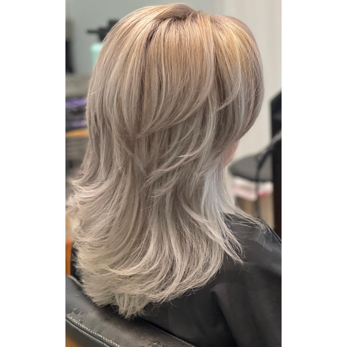 20 years into my career and Fantasy Hair 

Colors are totally lighting my fire! This 

beauty requested grey. I&rsquo;m having a blast 

with this color line! I&rsquo;d love to have one 

guest with each color of the rainbow! Even a 

guest with a ra