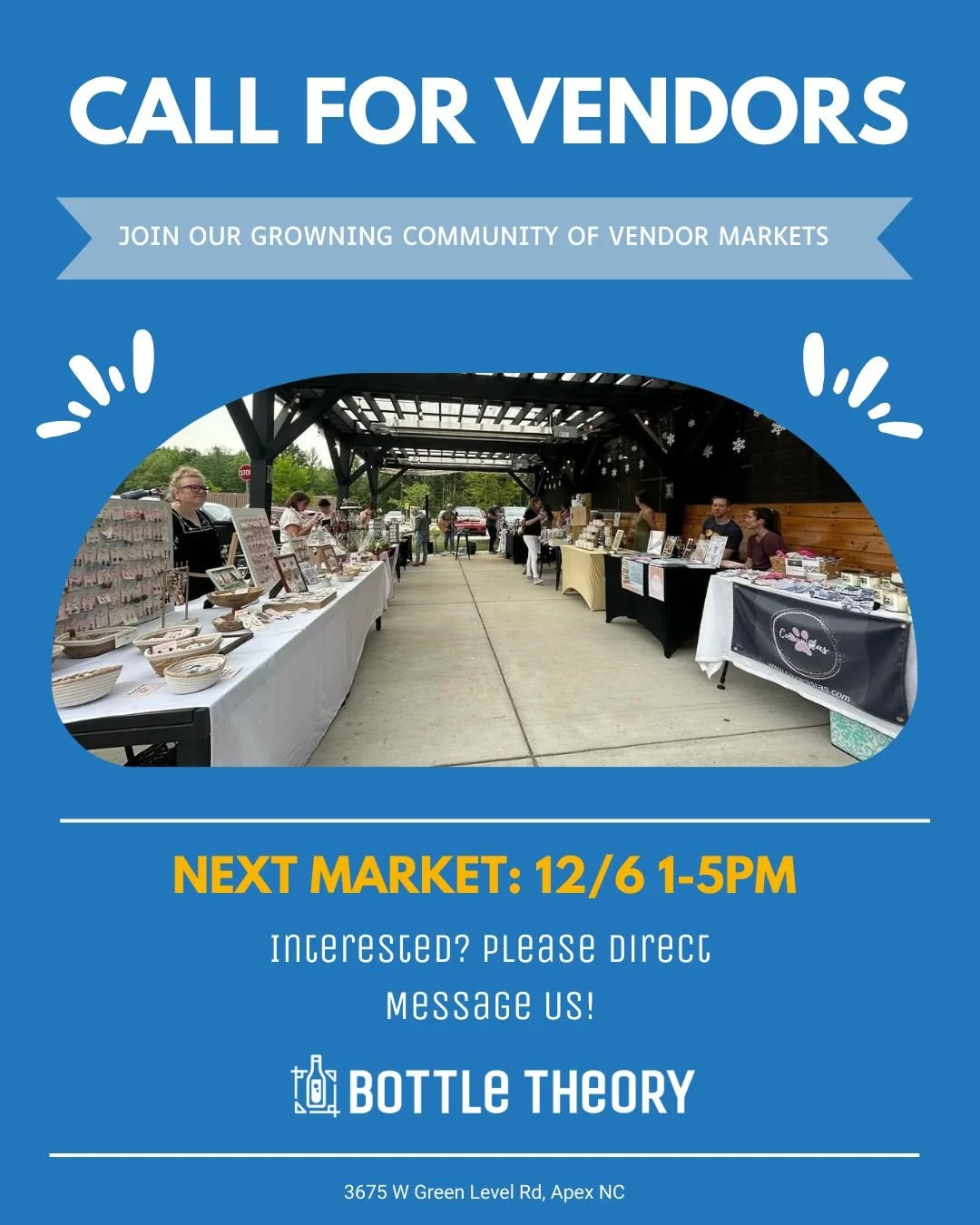 Calling all makers, bakers, and holiday creators! 🔔🎄
We have a couple more spots available for our European Holiday Market being held on Saturday, December 6th, from 1-5 PM. If you are interested in setting up a table, please message us directly! 
