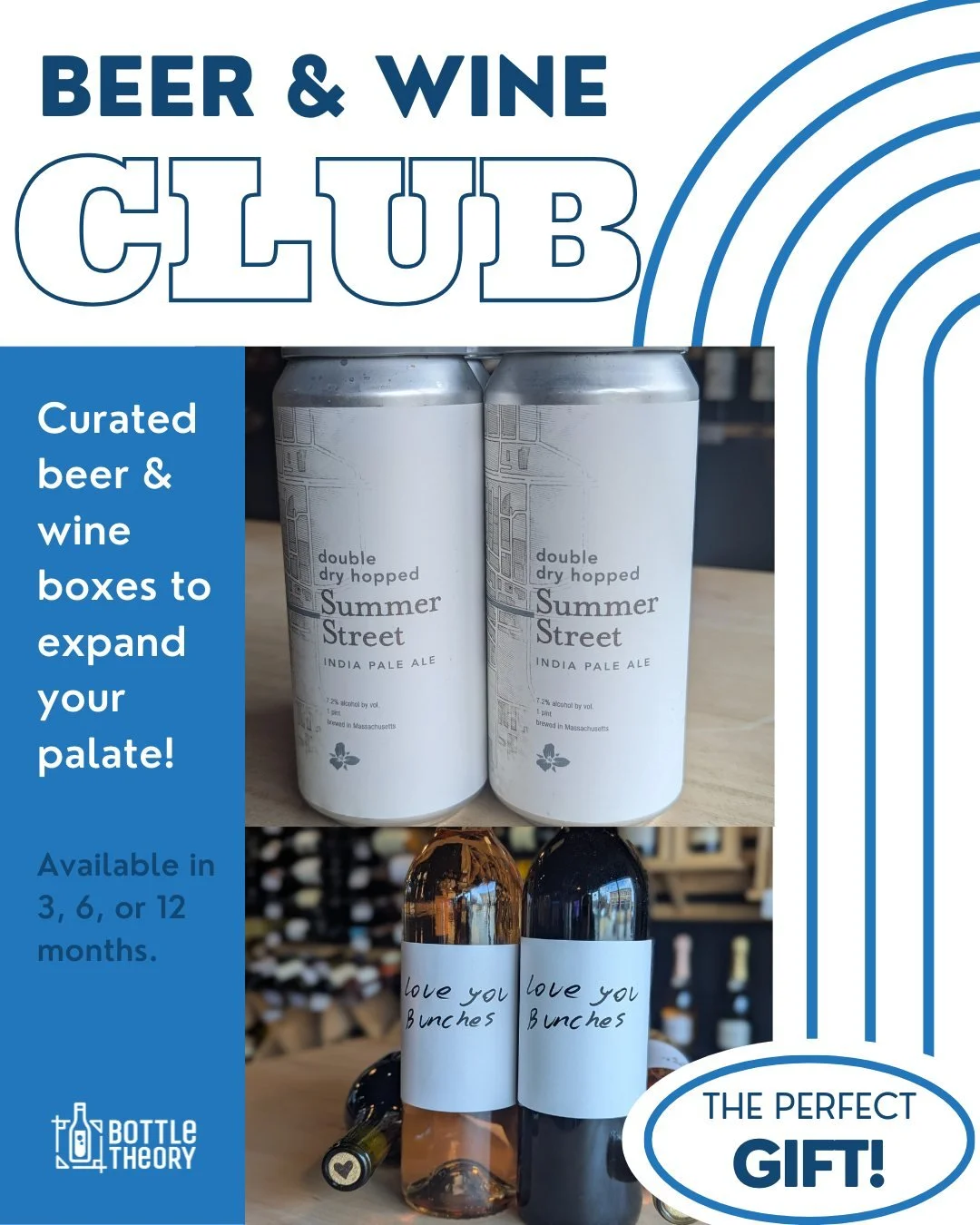 Looking for a gift that&rsquo;s more than just a thing? 🎁✨
Our Beer &amp; Wine Club is the perfect experience gift &mdash; curated monthly, tailored to your tastes, and rooted in supporting small businesses.

Each box includes 6&ndash;8 beers OR 2 b