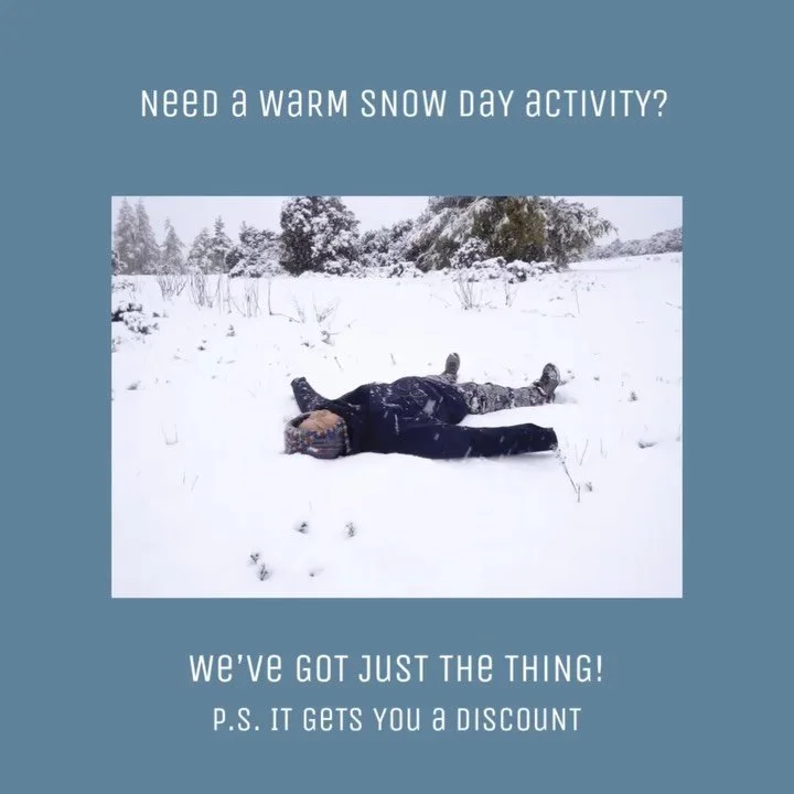 Happy snow day of Winter storm 2026! ❄️ ⛄️ 
Don&rsquo;t go stir-crazy over the next day or so, and instead do some coloring that will score you 20% off Bottle Theory merch items! 🖍️ 

Bring a printed or digital colored version by the shop before Sat