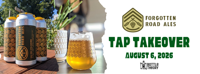 Forgotten Road Ales Tap Takeover at Bottle Theory