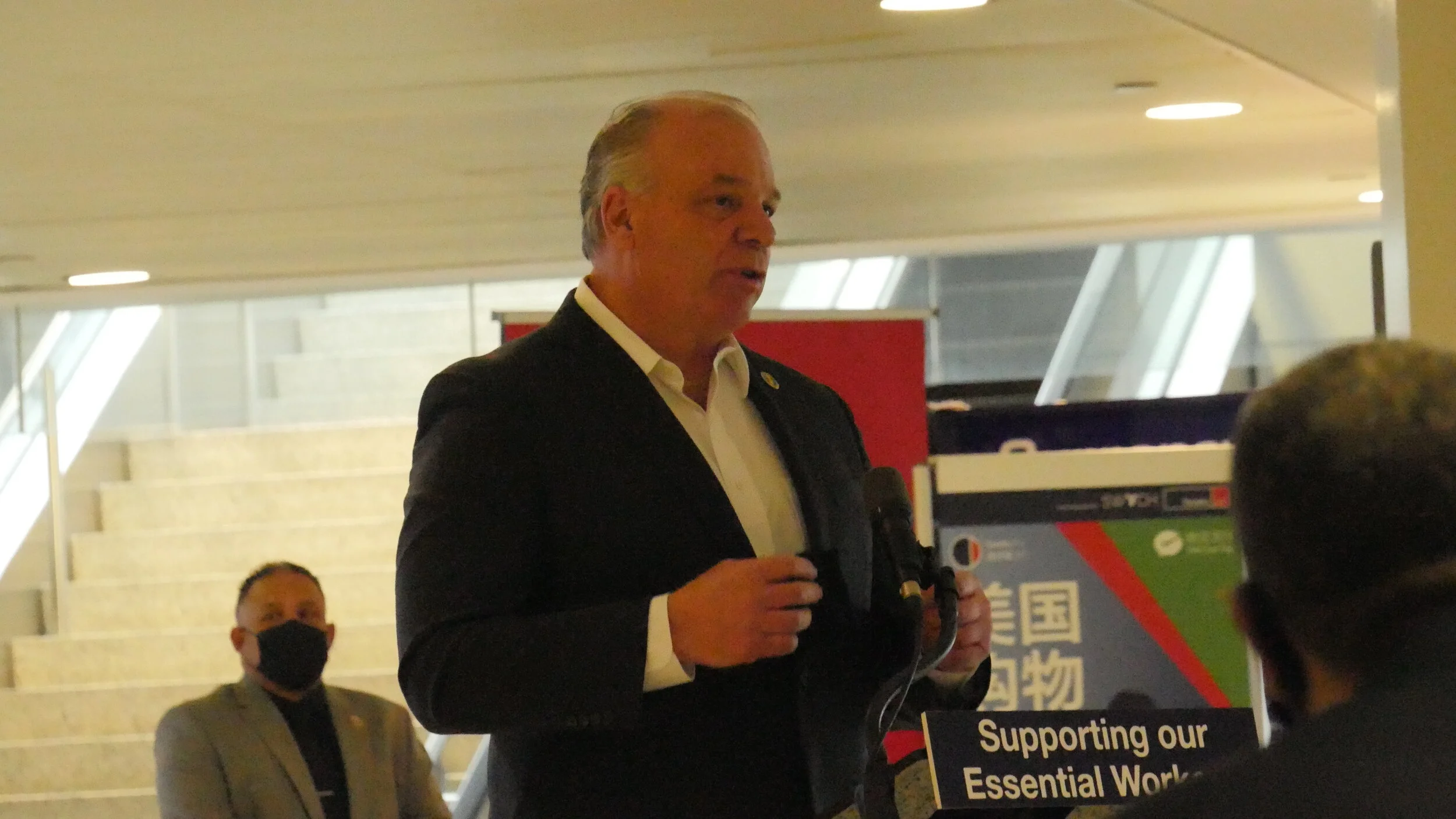 SENATOR SWEENEY AT THE HEALTHY TERMINALS ACT BILL SIGNING