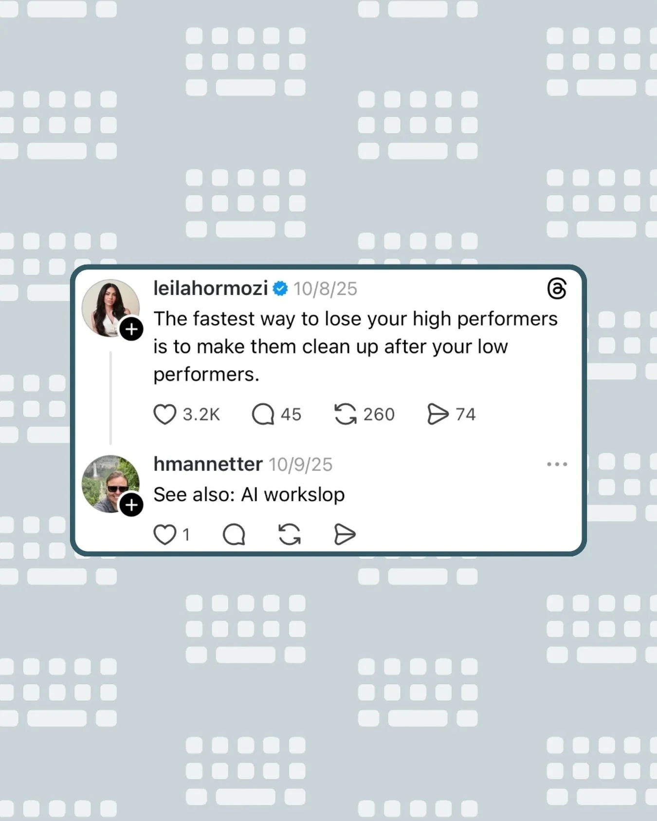 🧹Are you feeling like you&rsquo;re &ldquo;cleaning up&rdquo; more at work lately? Your colleagues might need to learn better strategies for using AI tools in their writing tasks. 

Hi 🙋🏻&zwj;♀️ We can help! Check out our AI-Assisted Writing &amp; 