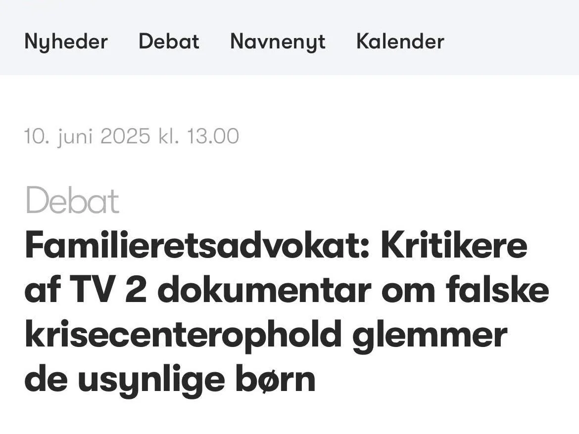Advokat: Pålæg Familieretshuset at straksfastsætte overvåget samvær