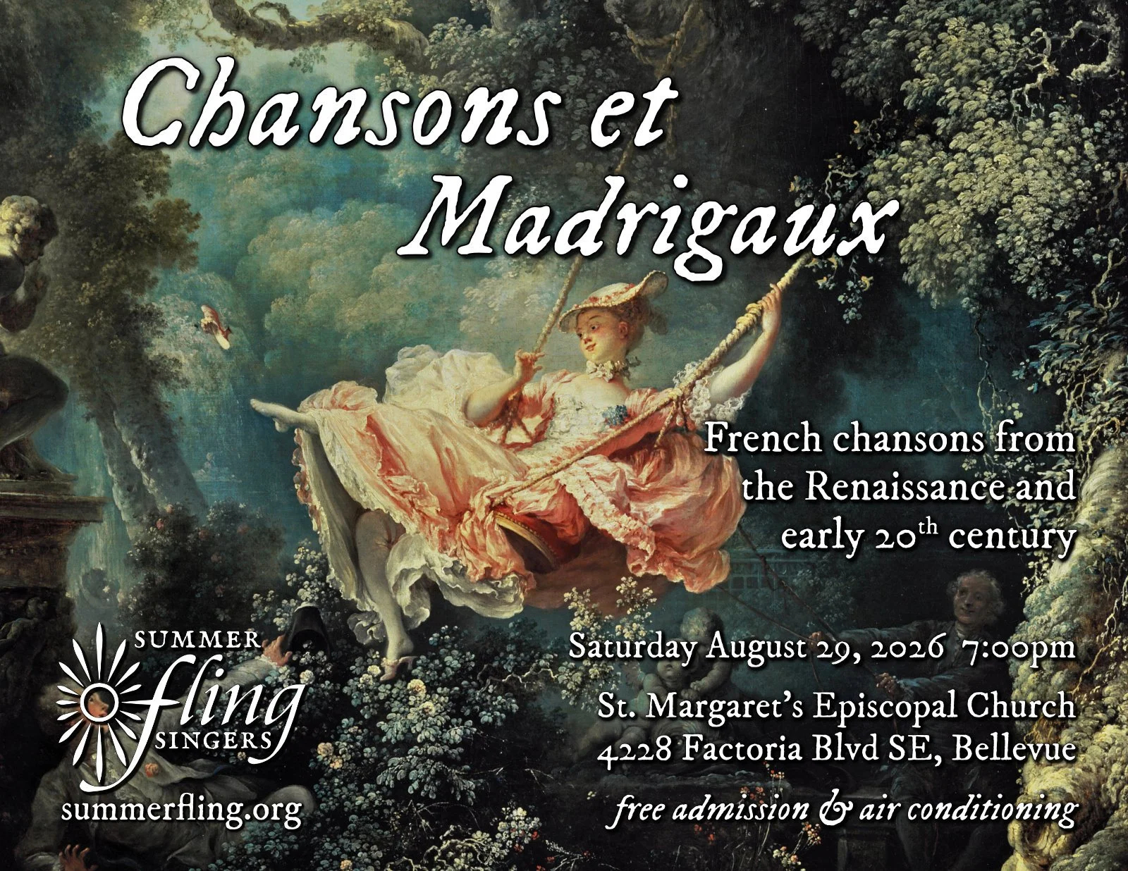 Chansons et Madrigaux – Summer Fling Singers