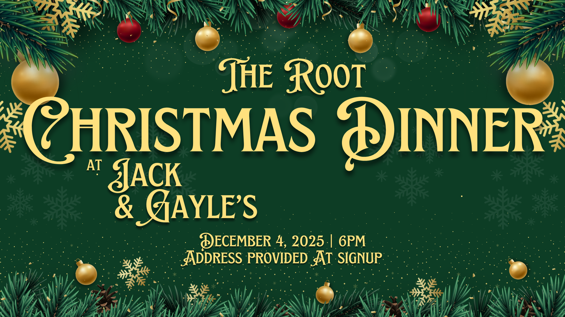 The Root’s Christmas Dinner @ Jack &amp; Gayle’s