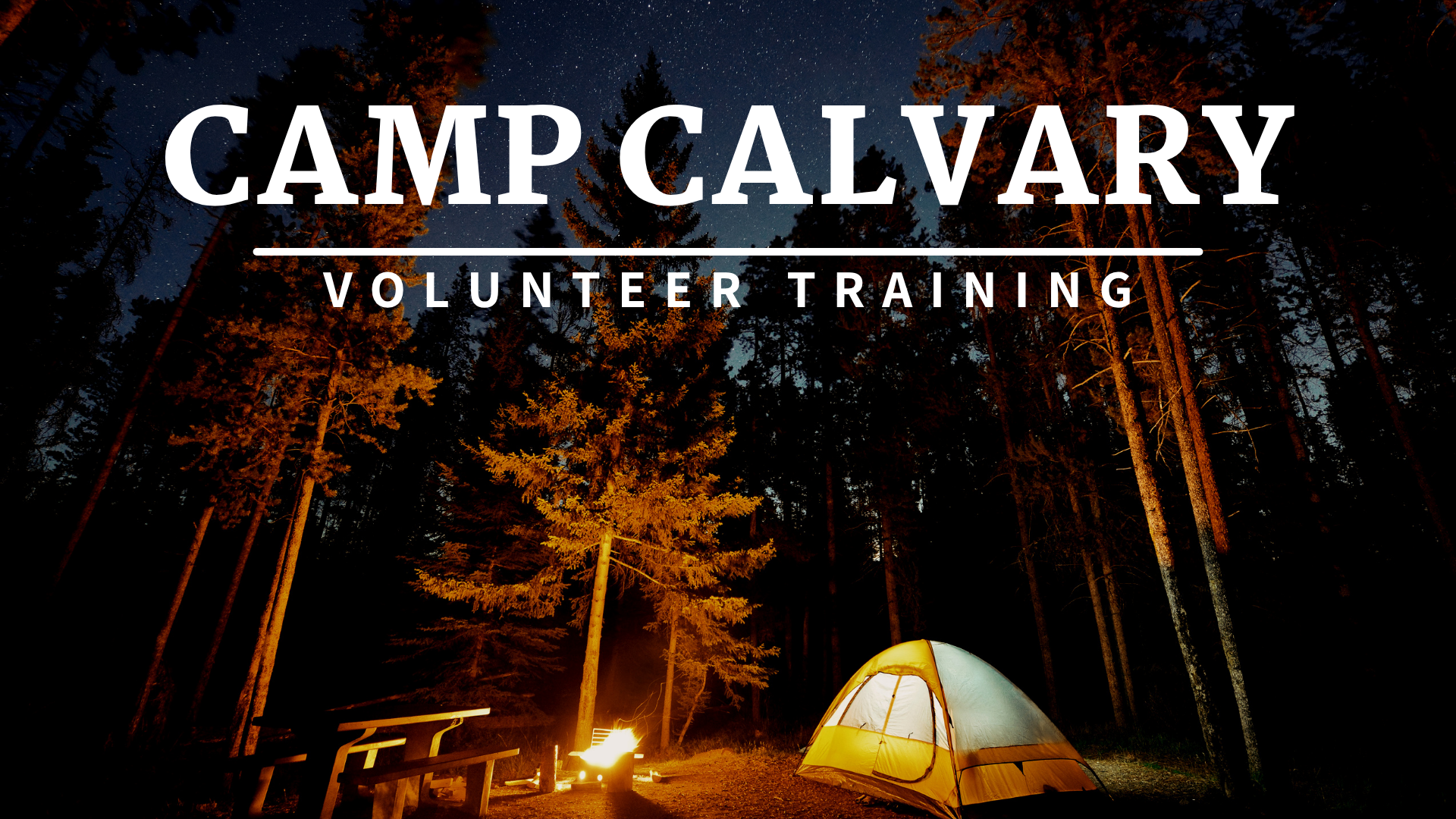 Camp Calvary Team Training