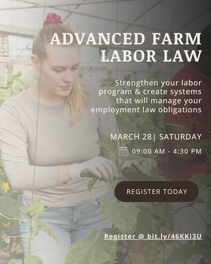 Advanced Farm Labor Law