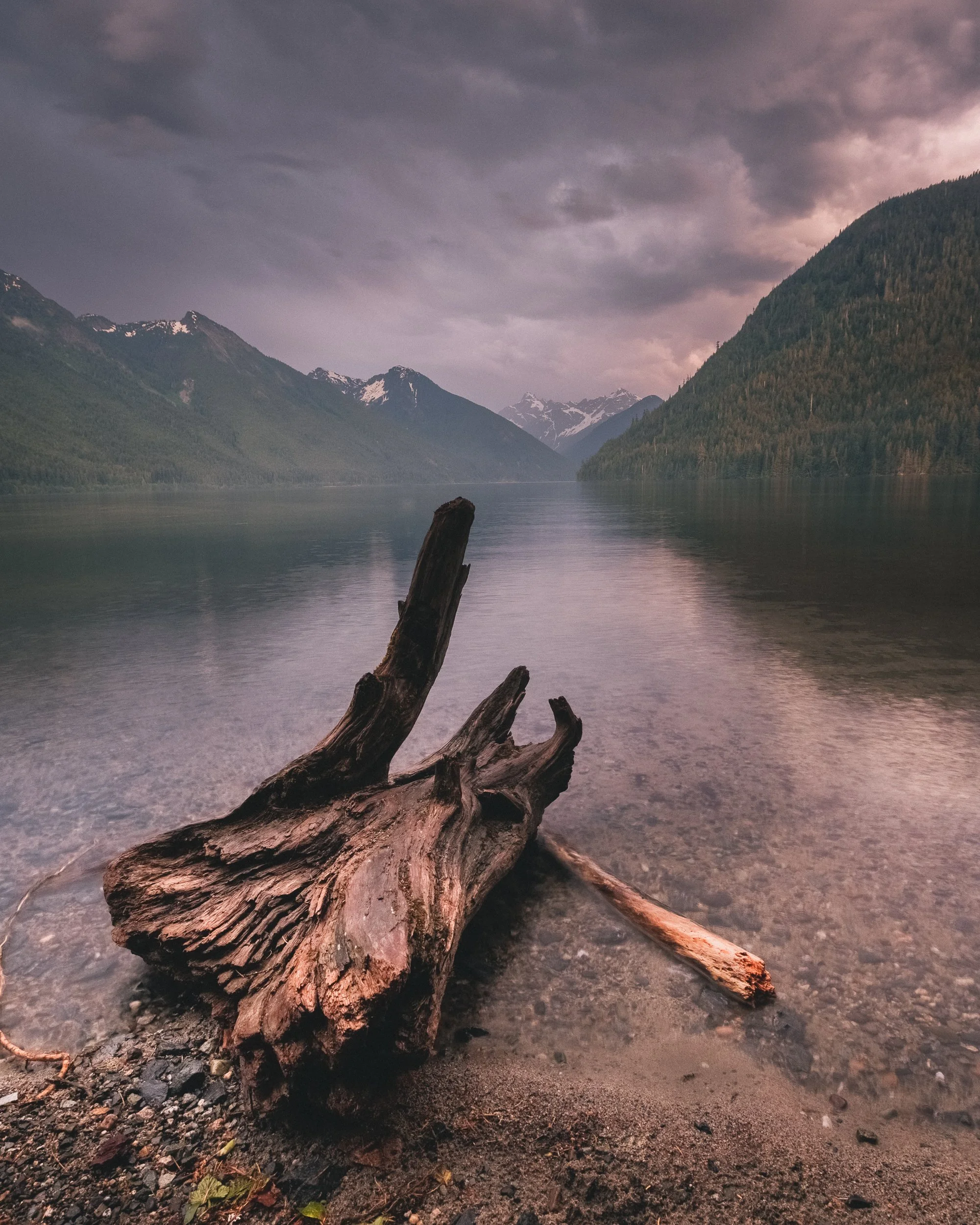 SUNSET AT CHILLIWACK LAKE