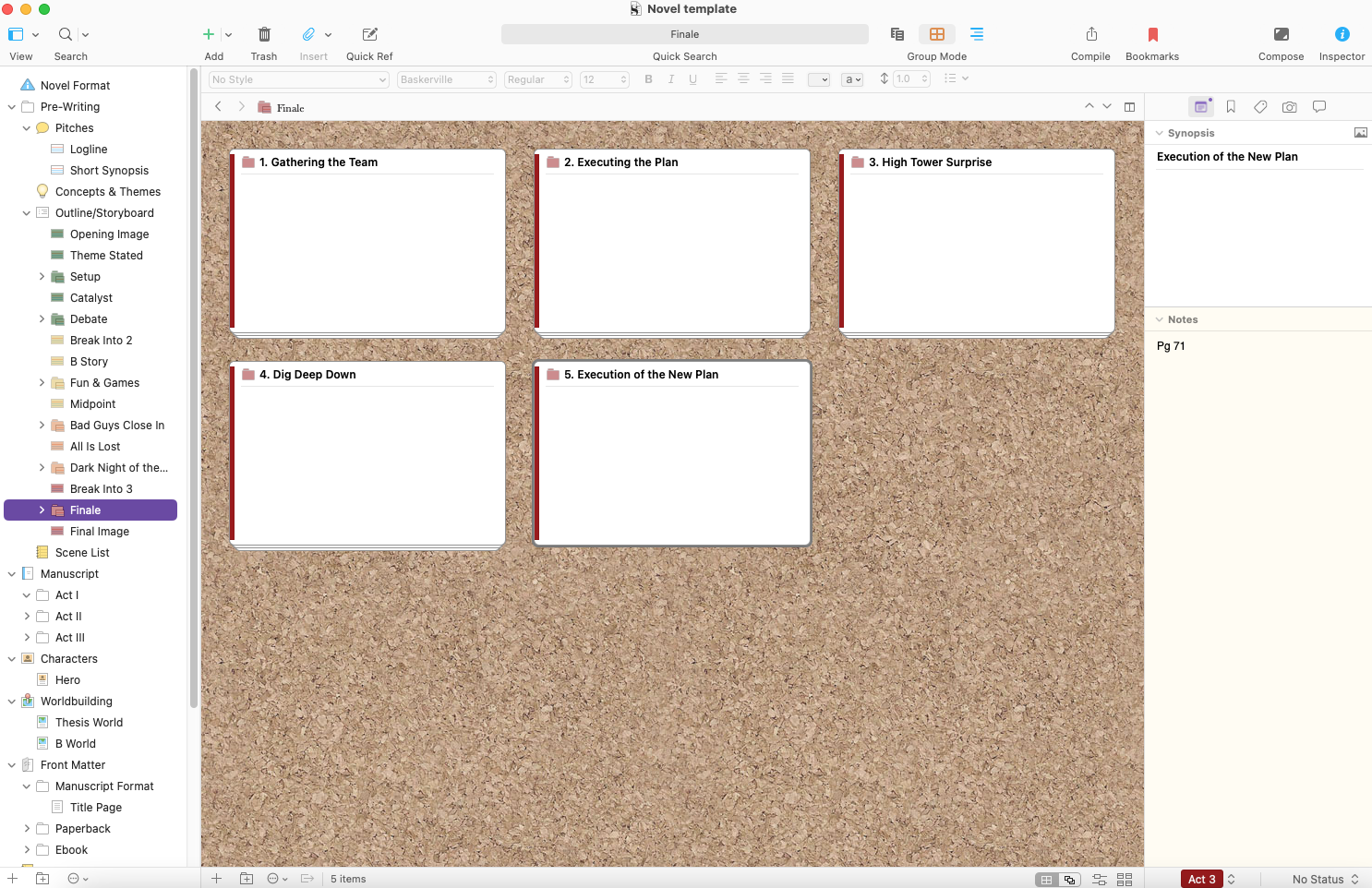 Free Scrivener template for novel plotting with Save the Cat! — Jen ...