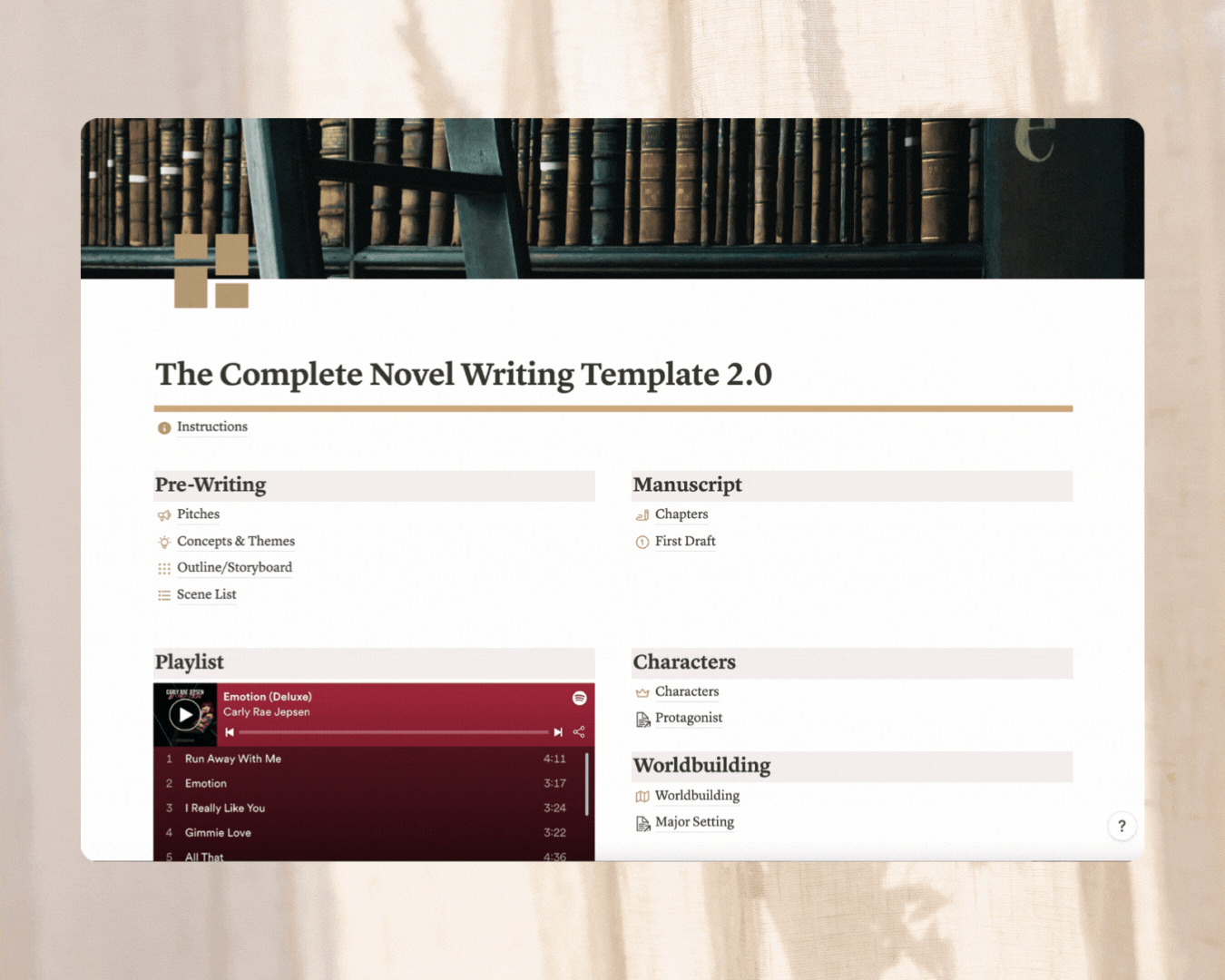 The Complete Novel Writing Template for Scrivener for novel planning ...
