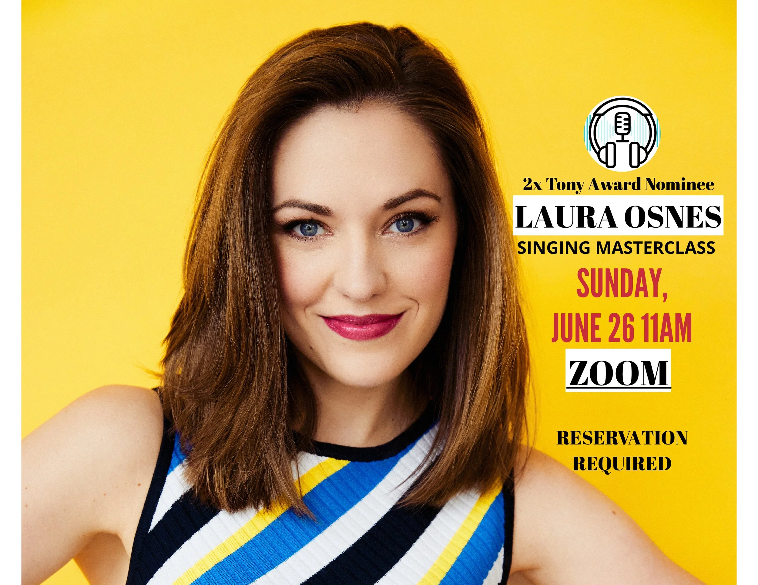 Laura Osnes Master Class Save the Date!