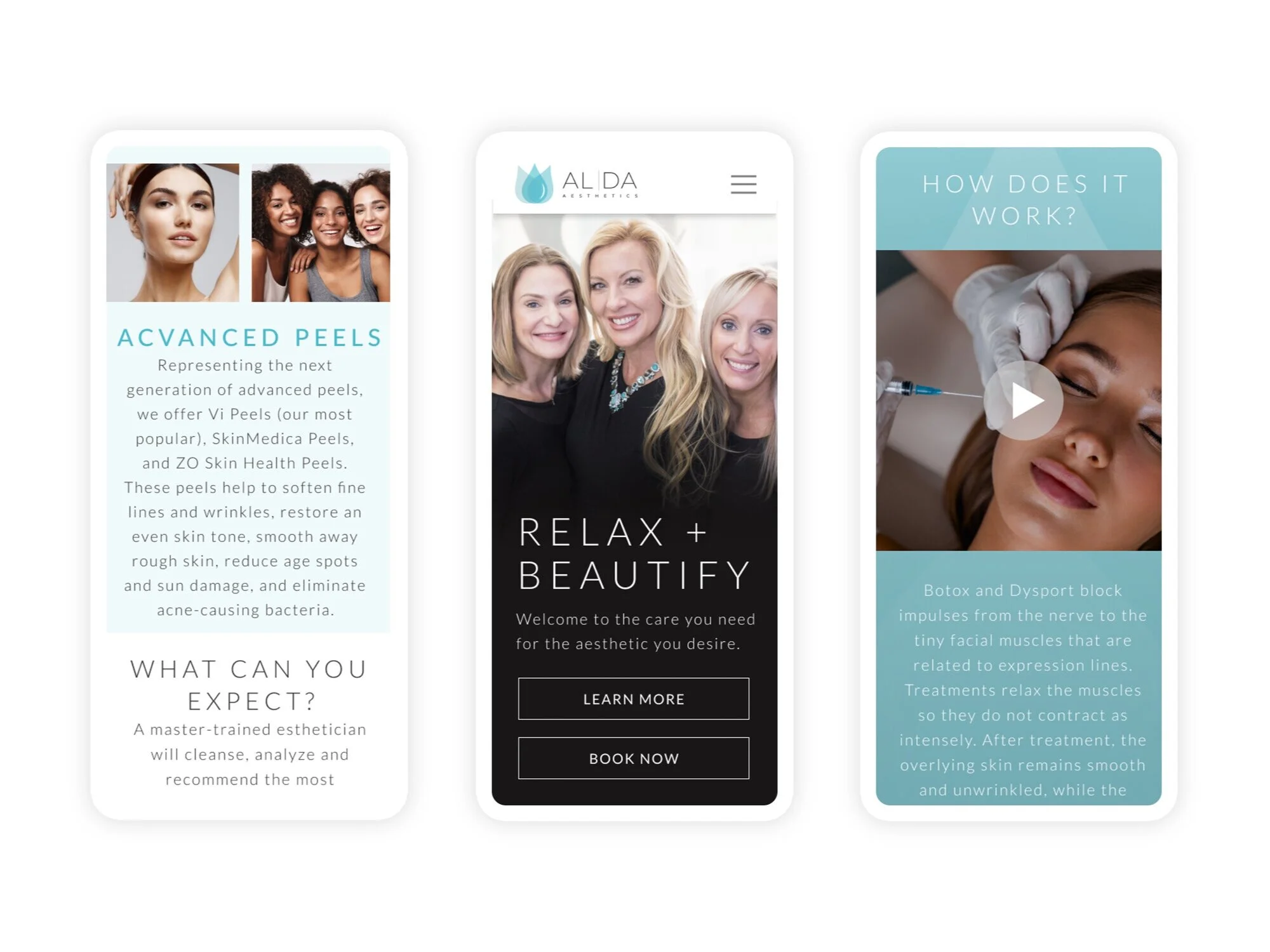 ALDA Aesthetics Prototype - Mobile