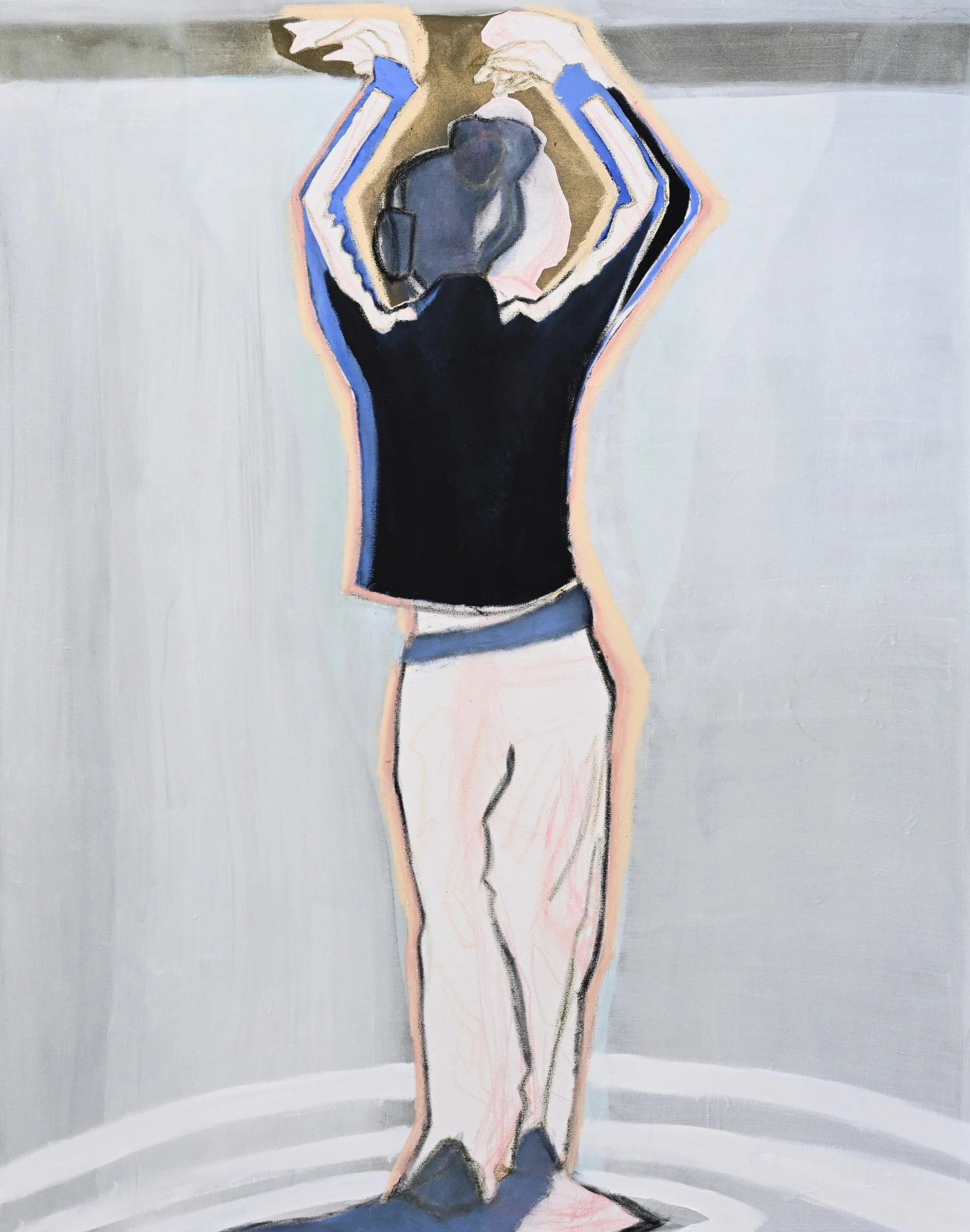 Eigenwelt 2025 acrylic paint oil paint on canvas 55x43 inch