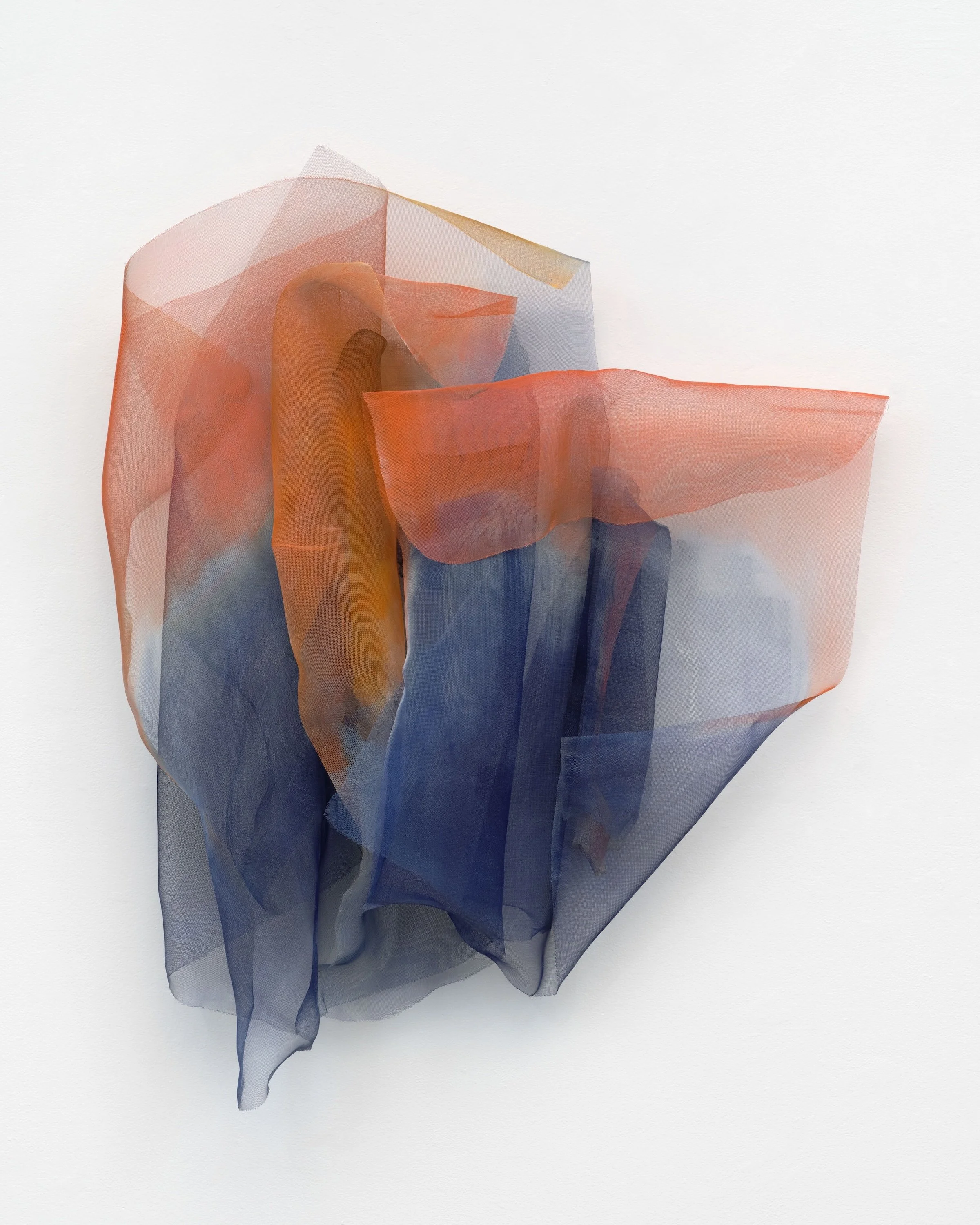 Fire & Water (Wall Sculpture), acrylic paint & metal screen, 52x45x14 inches, 2025.jpg