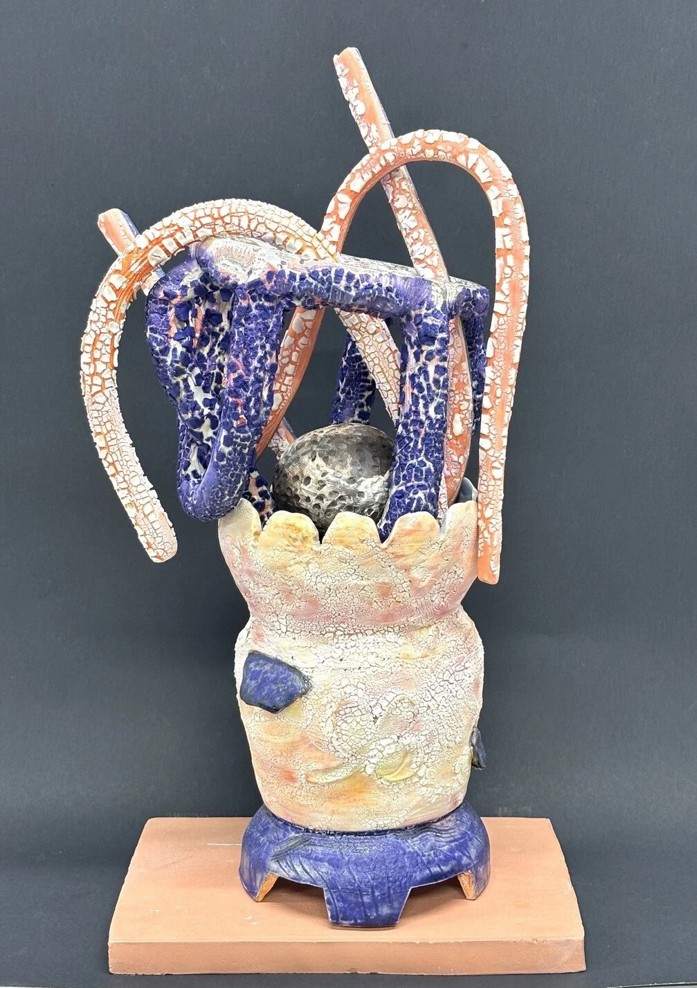 2. Tangled Fall, ceramics, 18 x 8.5 x 8.5 in. 2025.jpg