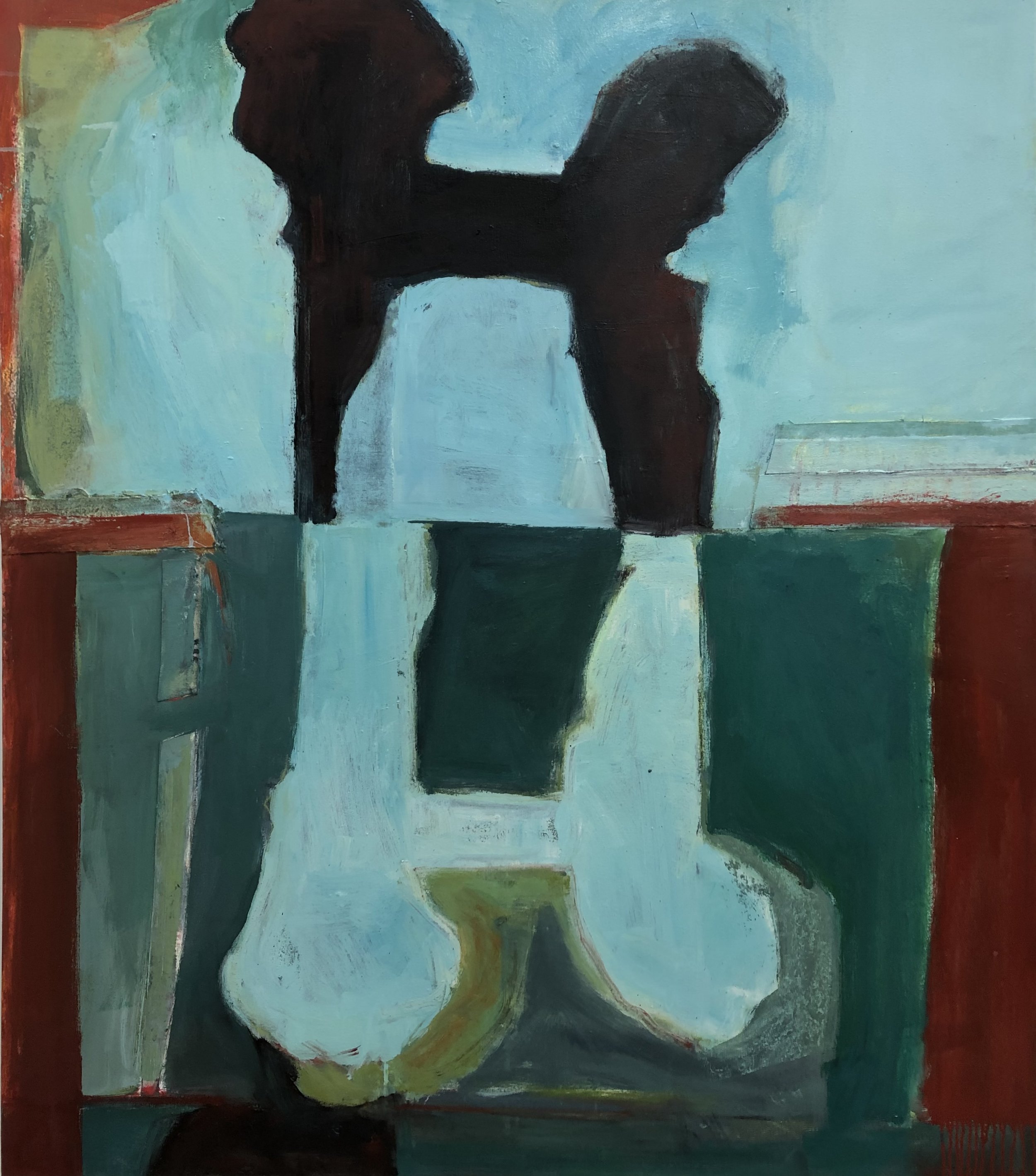 Paddy Lamb. Wellhead, oil on canvas, 48 x 42 inches, 2021