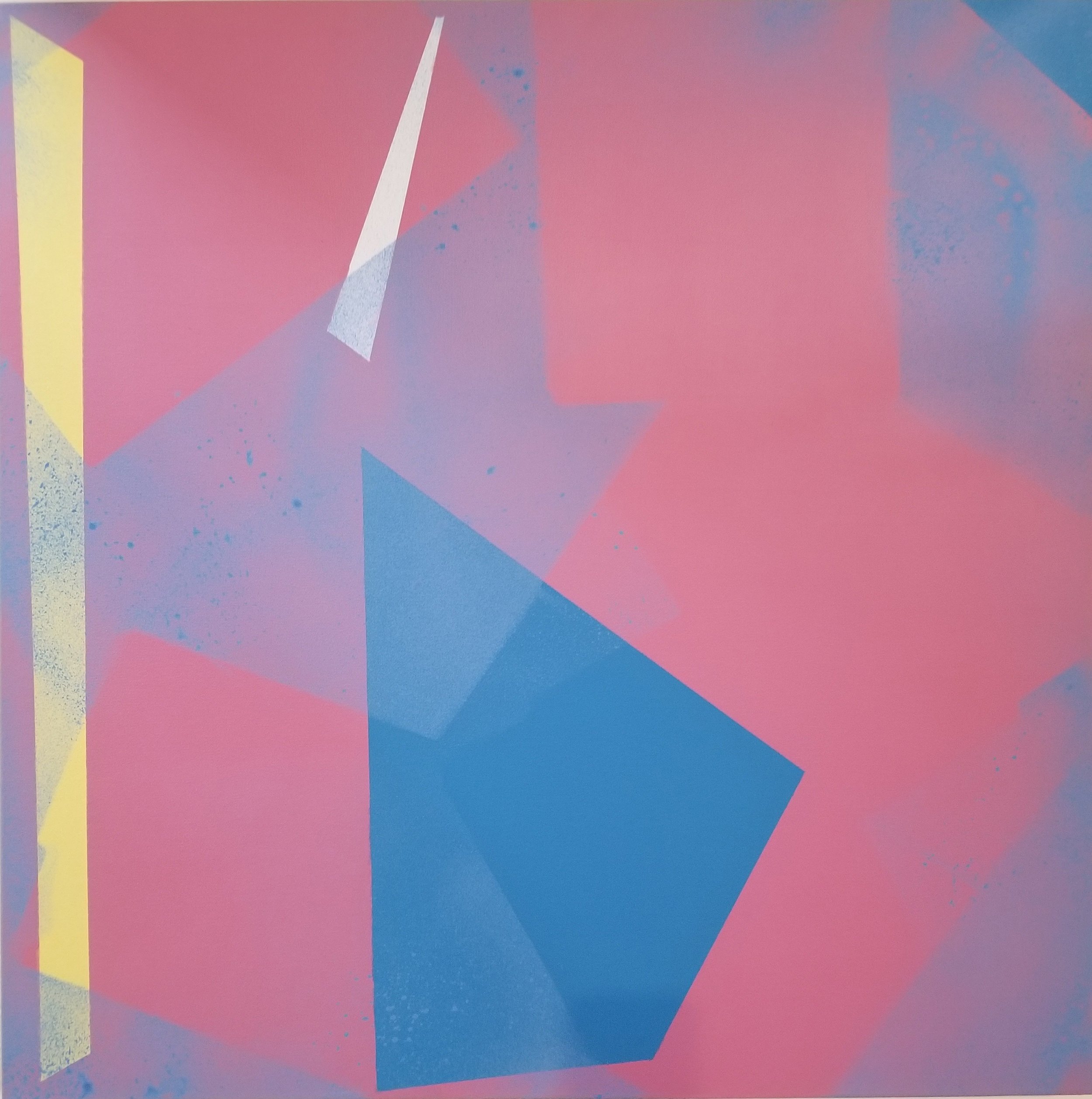 Jo Paff. Series 7 # 1 Untitled,  Latex on canvas,  48" X 48", 2024