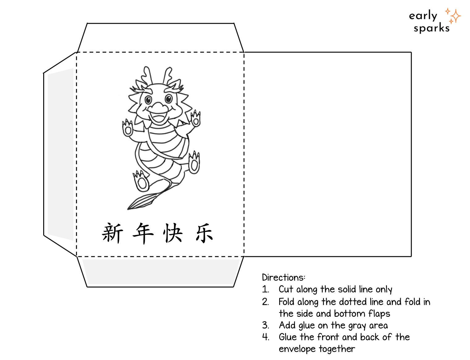Lucky Red Envelopes Free Printable for Chinese New Year