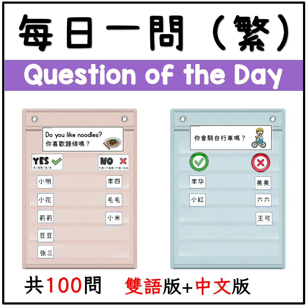 Question of the Day Trad Chinese