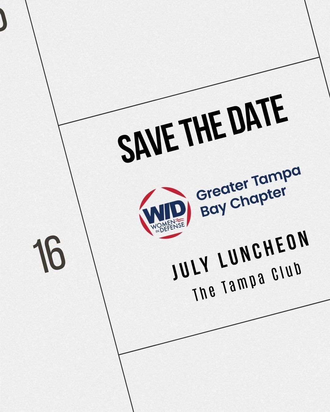 July 16th, 2026 WID Luncheon
