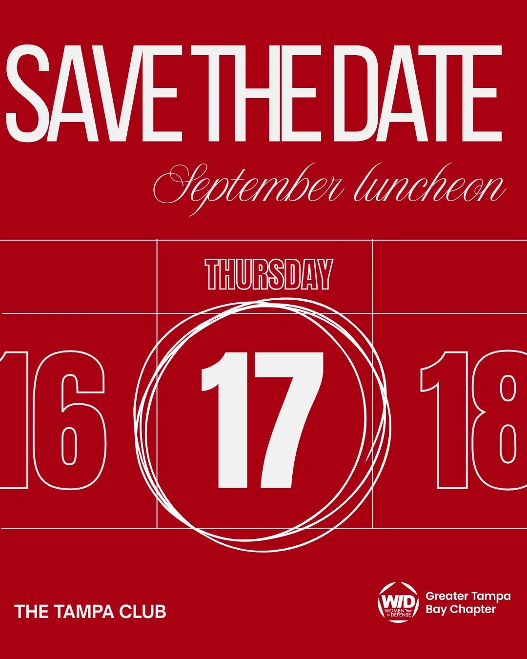 September 17th, 2026 WID Luncheon
