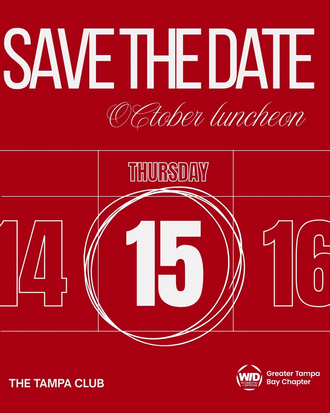 October 15th, 2026 WID Luncheon