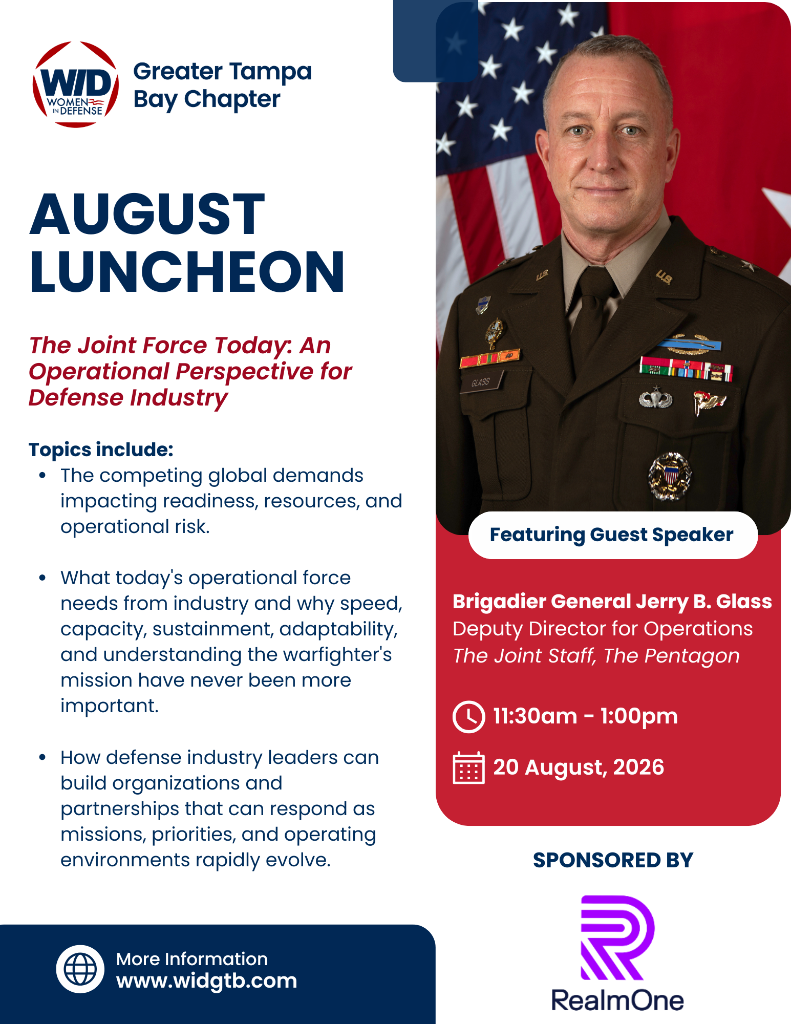 August 20th, 2026 WID Luncheon