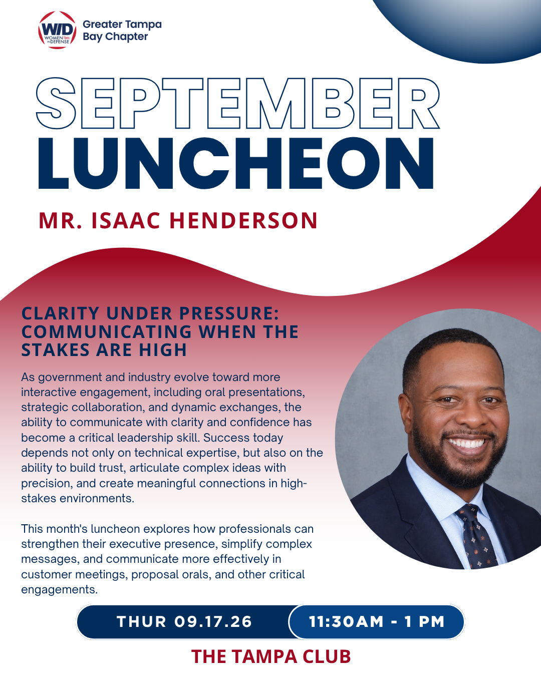 September 17th, 2026 WID Luncheon