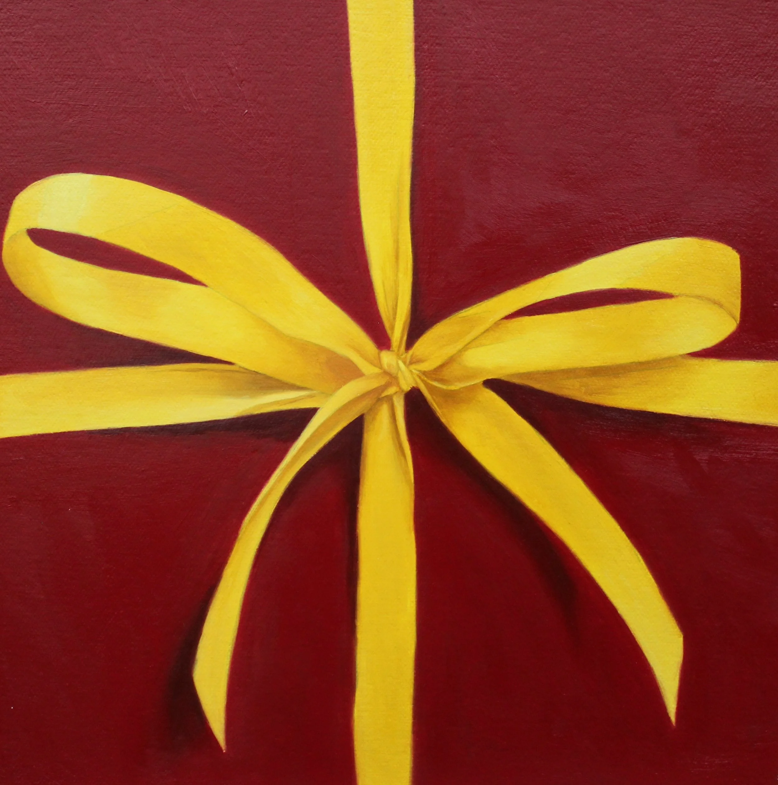 The Red Gift Tied in Yellow Ribbon