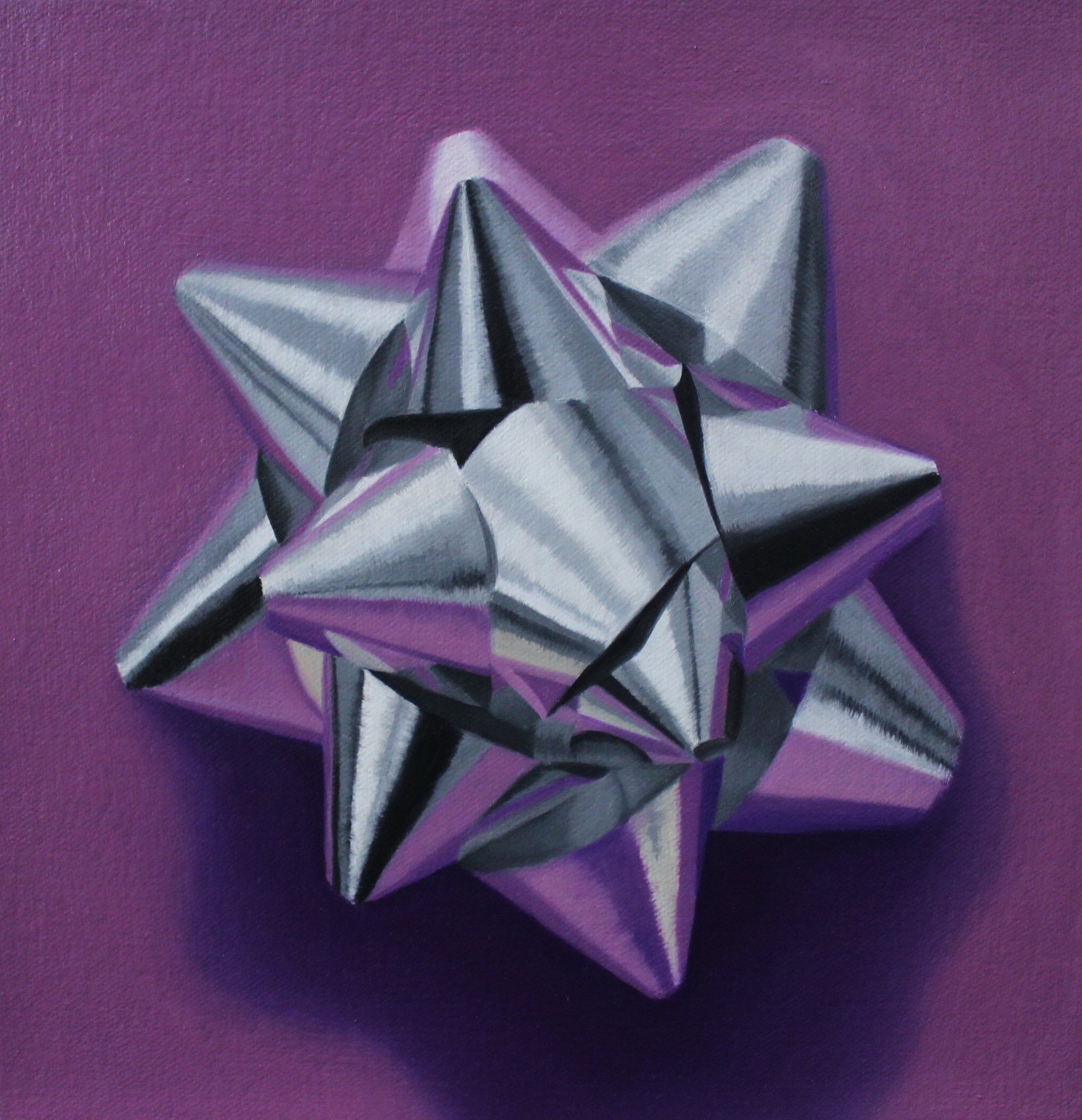 The Gift in Purple and Silver