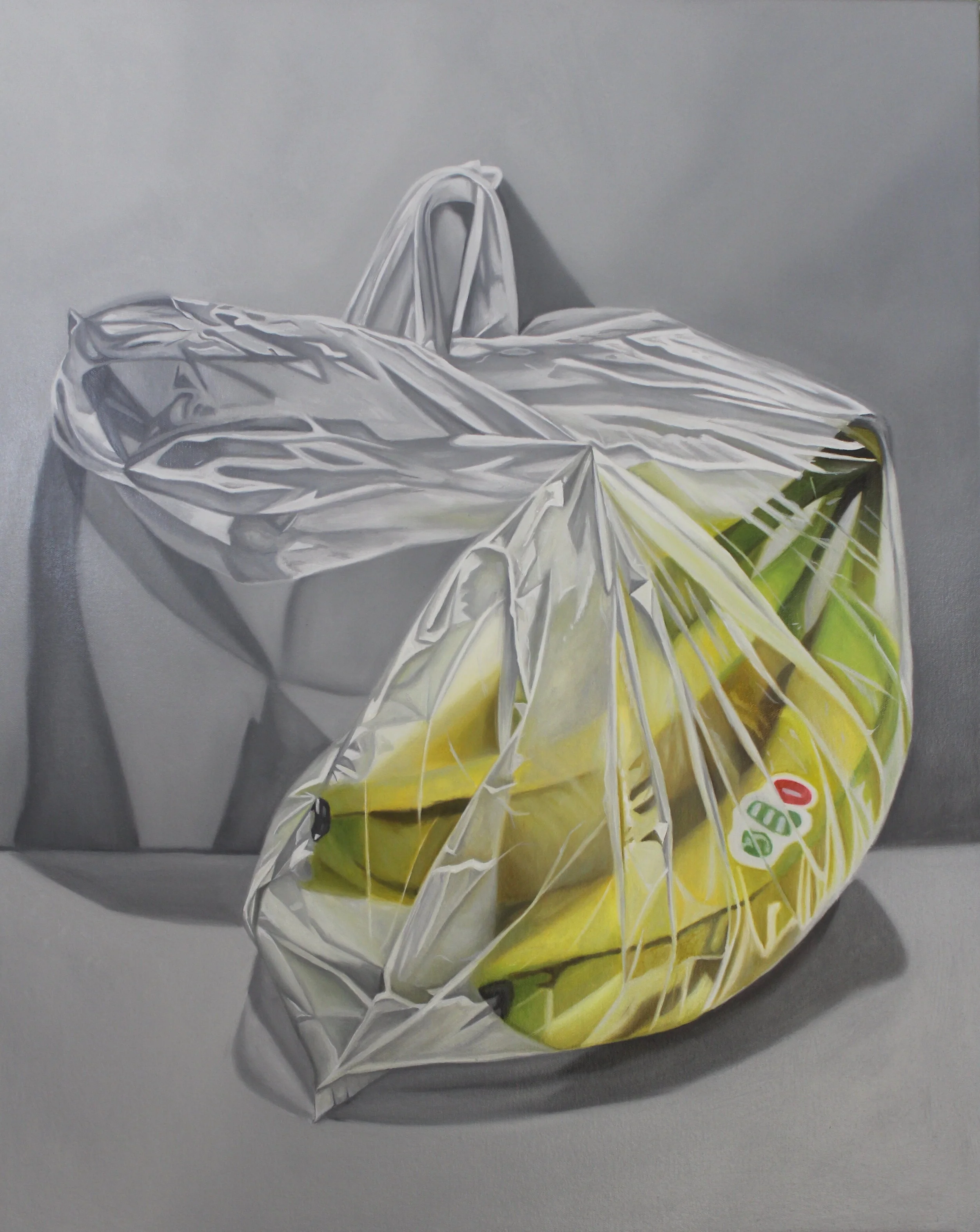 Jeongmin Ahn, Trash No. 9, oil on canvas, 18” x 24”, 2021