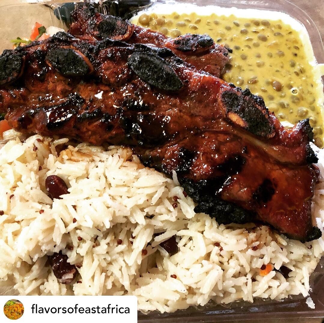 #Repost from: @flavorsofeastafrica Mbavu Choma &ldquo;Grilled Short Rib&rdquo; Coconut Rice and Dengu &ldquo;Lentils&rdquo; Order Now for Delivery or call for Pick-up 

#blacksandiego #theblackfoodexperience #flavorsofeastafrica #Sandiegofoodie #sdea