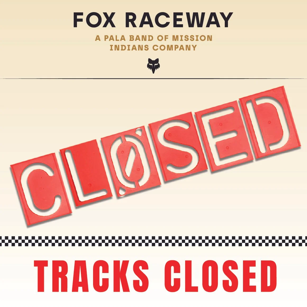 CLOSED - No track available