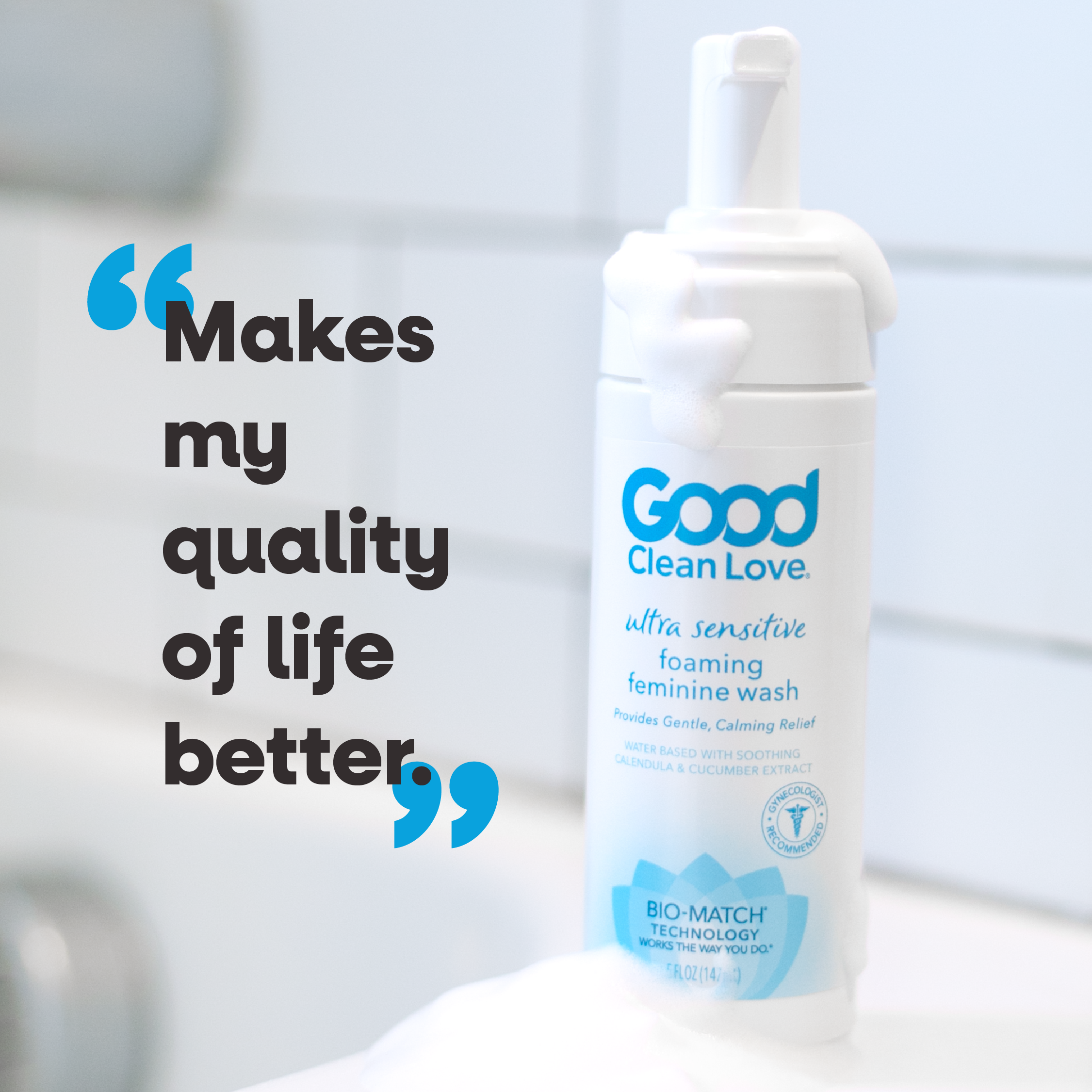 Gentle on sensitive skin - People love our Ultra Sensitive Foaming Wash because it leaves you feeling fresh, soothed, and clean where it counts with natural botanical extracts. - Ultra Sensitive Feminine Wash
