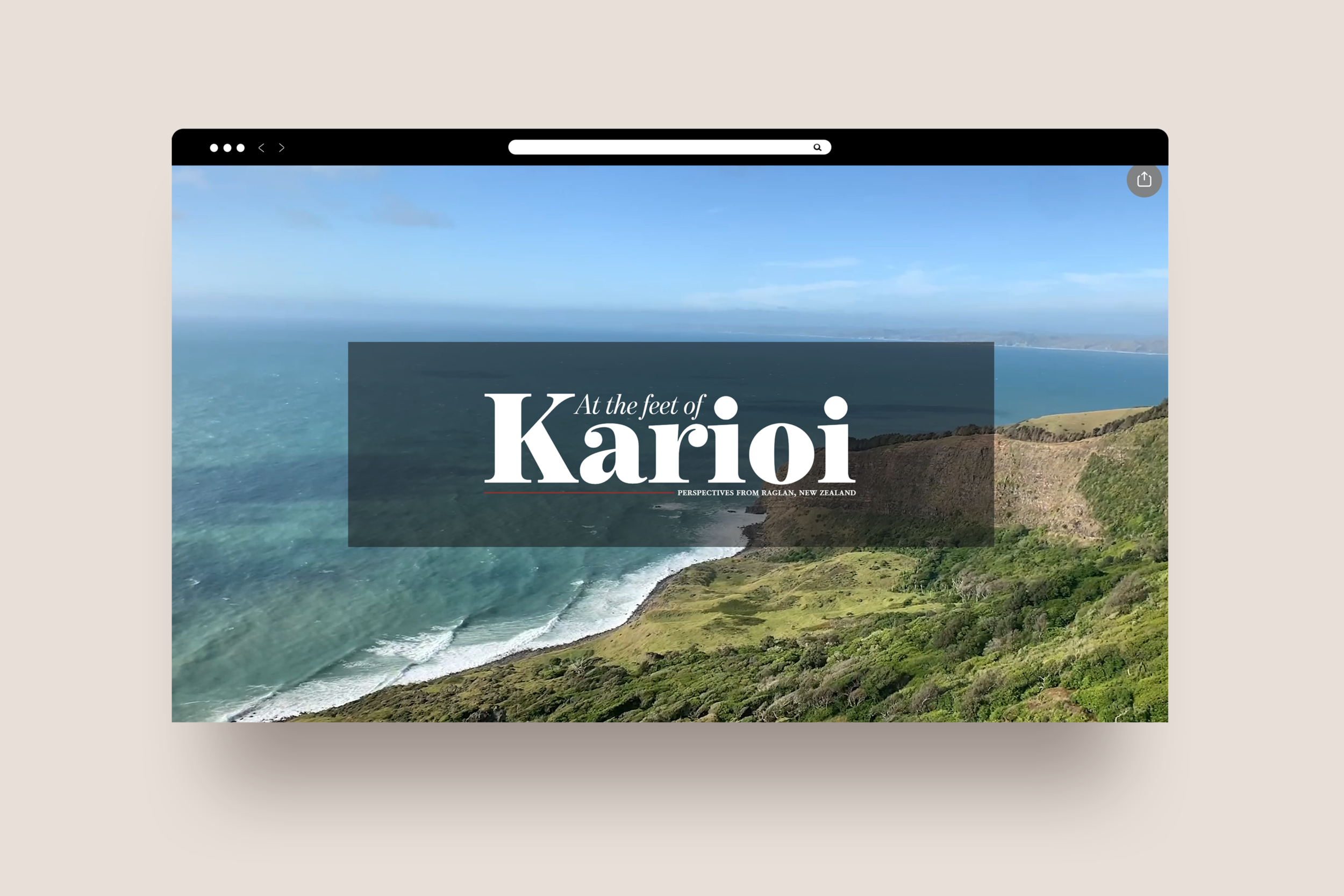 At the Feet of Karioi