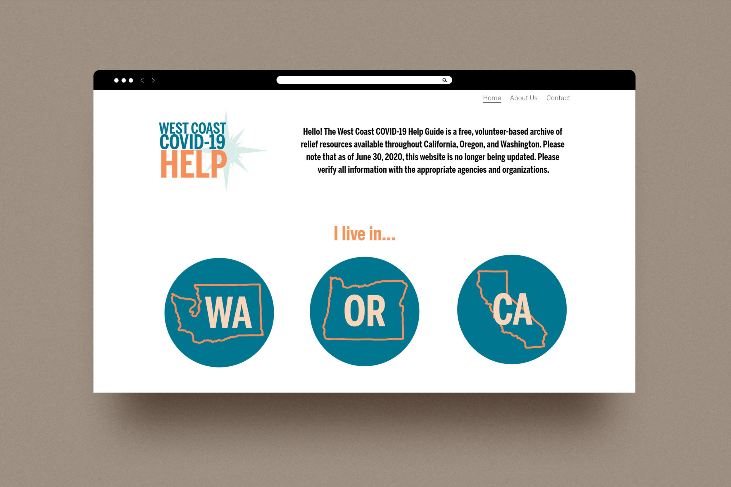 West Coast COVID-19 Help