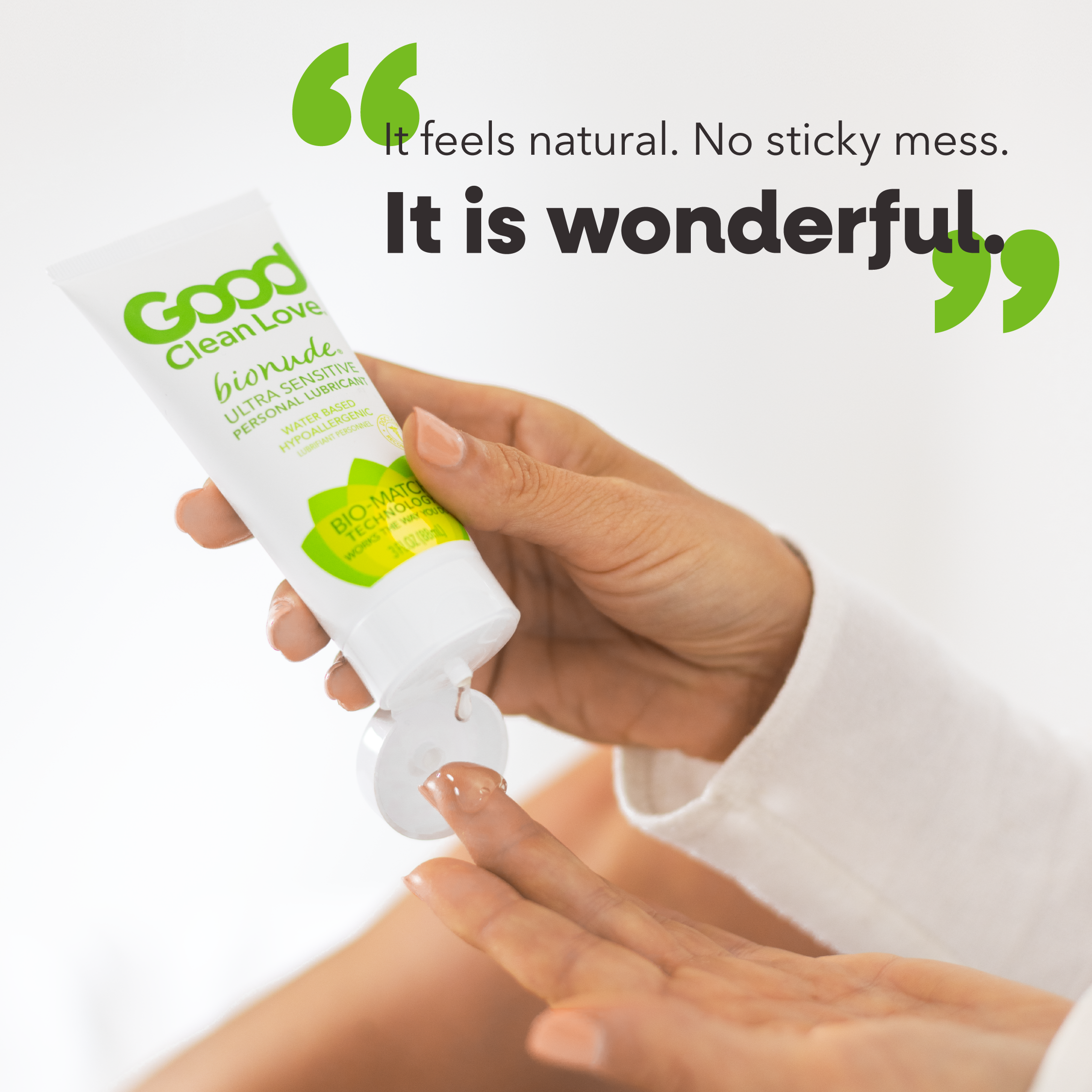 THE LUBE DOCTORS TRUST - Switch to BioNude – natural lubrication, unscented, unflavored, & gentle on skin 💚 - BioNude® Ultra Sensitive Lube
