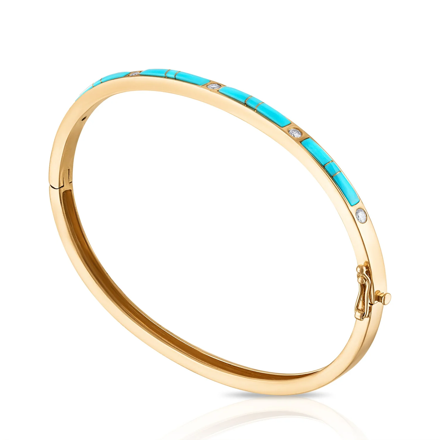 The Ferris Bangle – Luxury Sleeping Beauty Turquoise Ferris