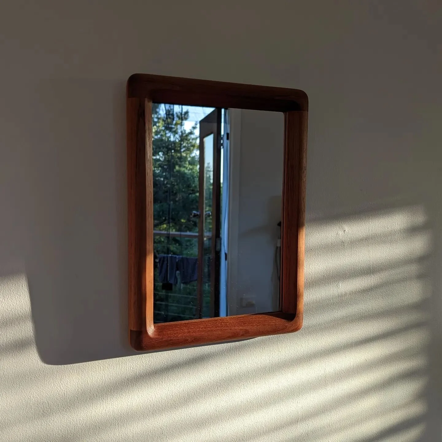 A few of these Australian Red Cedar mirrors are still available on the website. And the shipping is free!