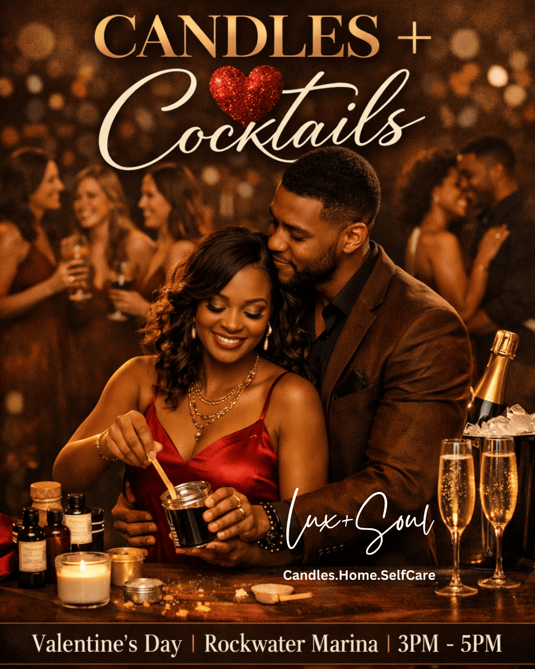 Candles+Cocktails:The Ultimate Candle Making Experience VALENTINES EDITION