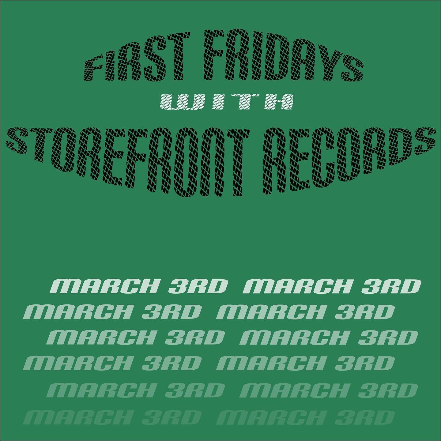 Come hang with Storefront Records tonight from 5-9! We&rsquo;ll have all the goodies, T shirts, vinyl, CDs, stickers, and a busking stage. See you there 👀